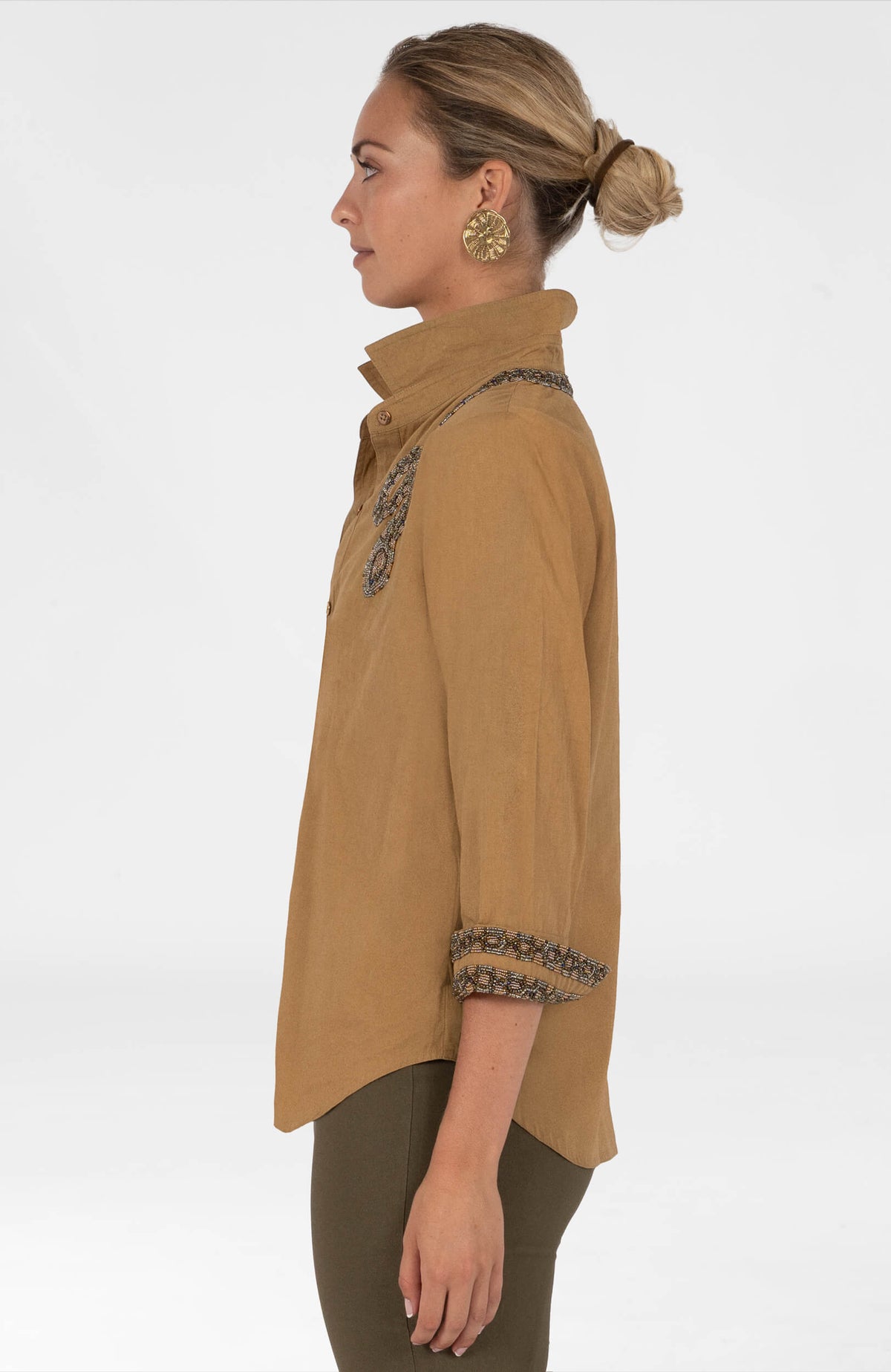 Sssss...Snake Shirt Khaki