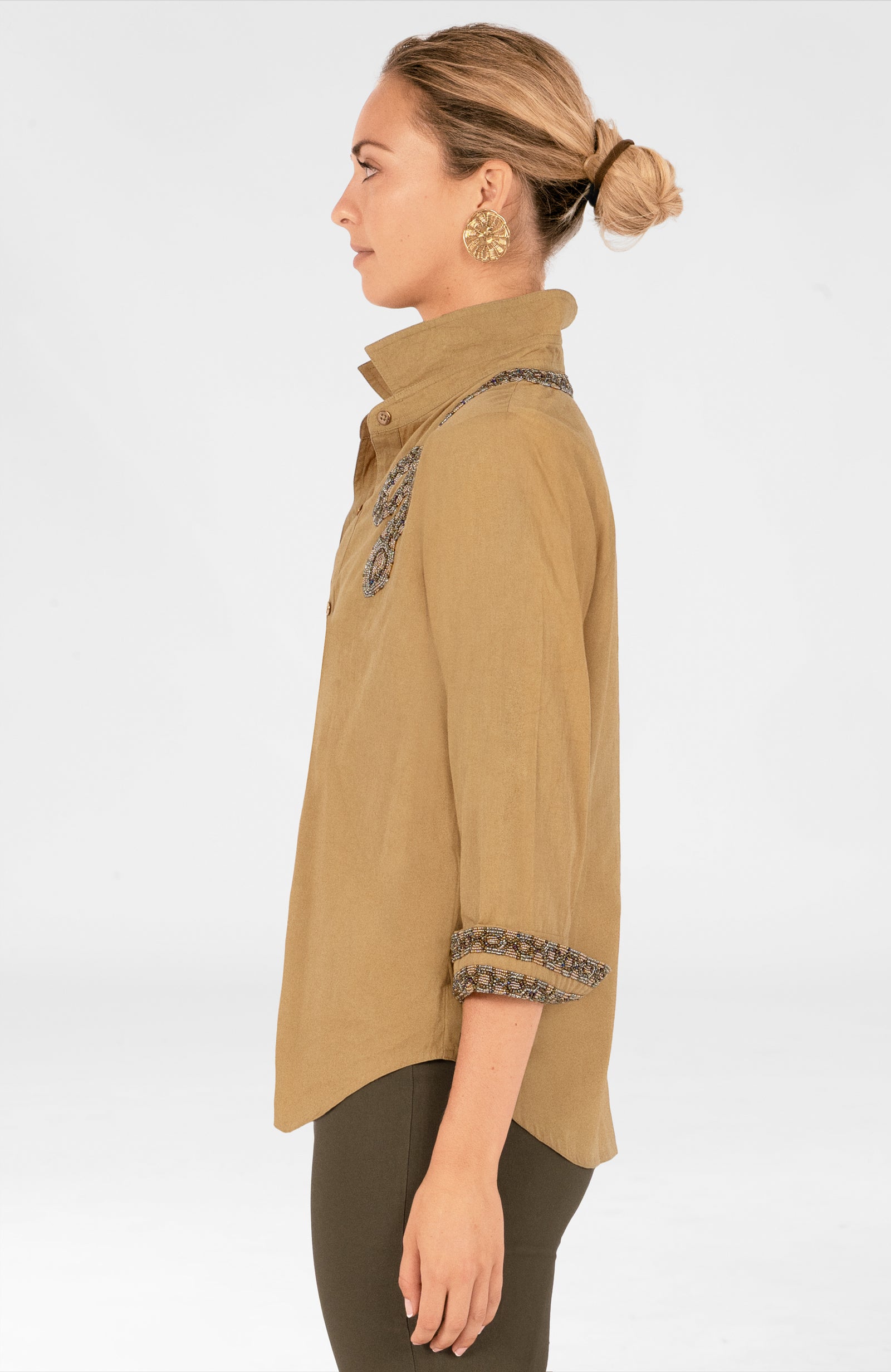 Sssss...Snake Shirt Khaki