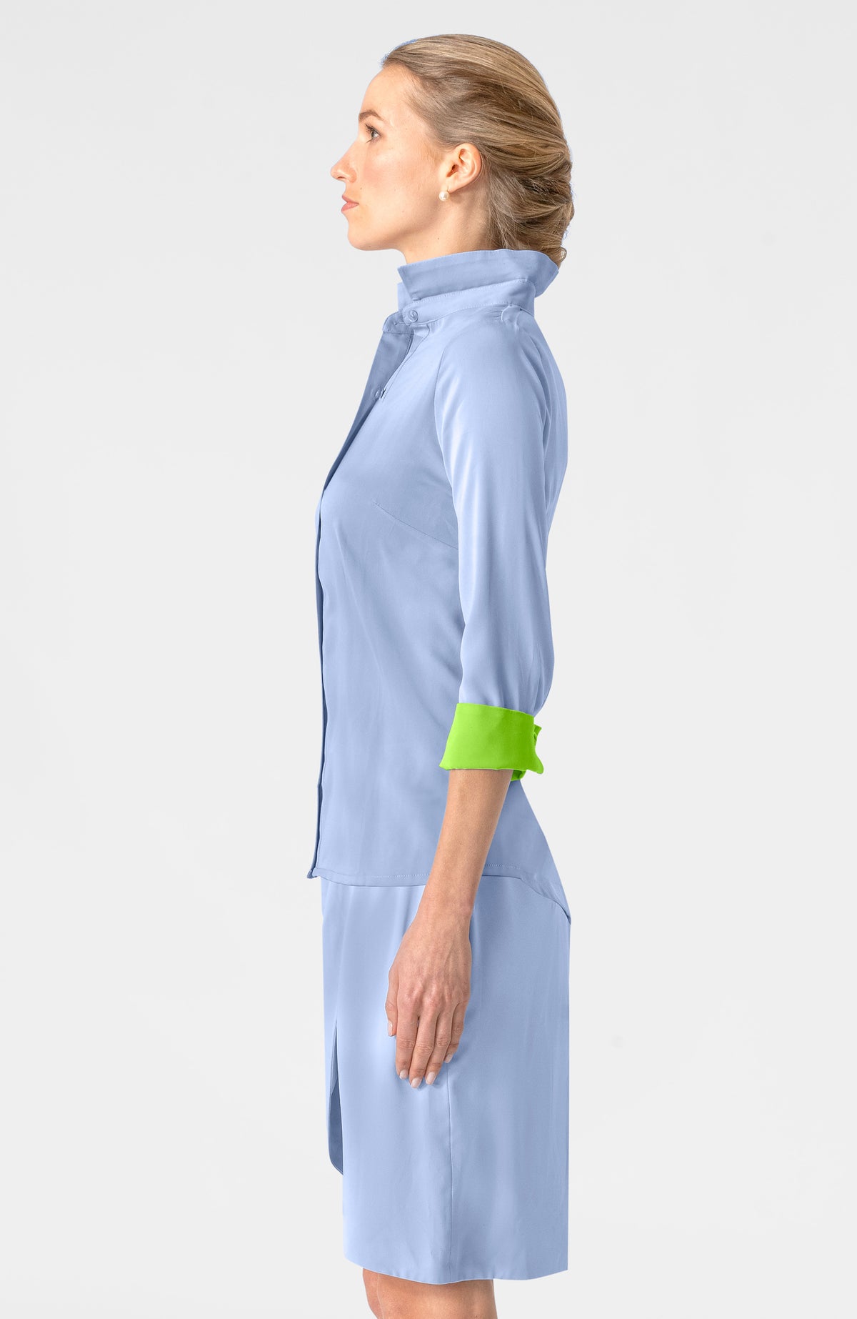 Boyfriend Shirt - Solid - Silky Heaven Periwinkle