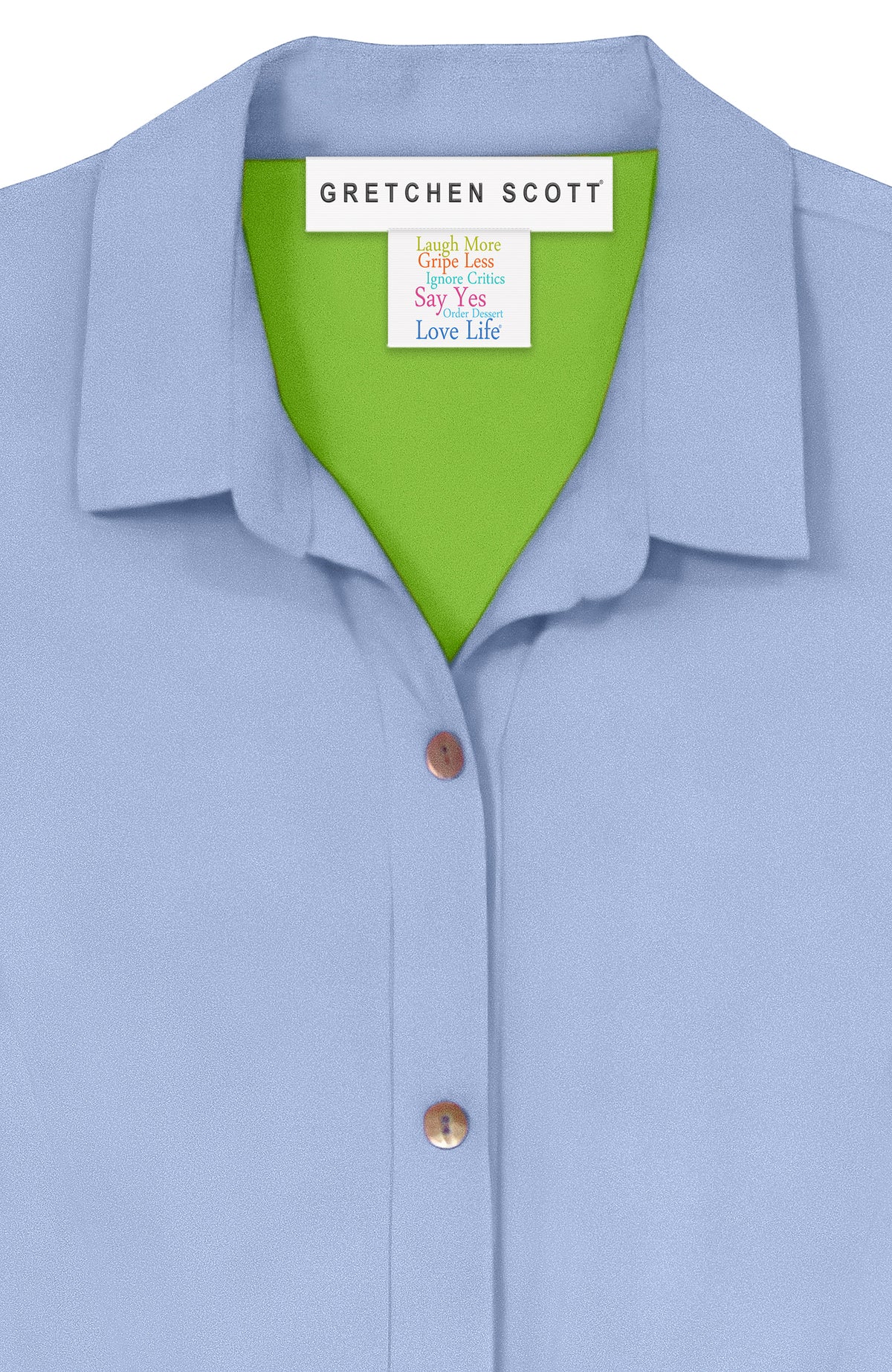 Boyfriend Shirt - Solid - Silky Heaven Periwinkle