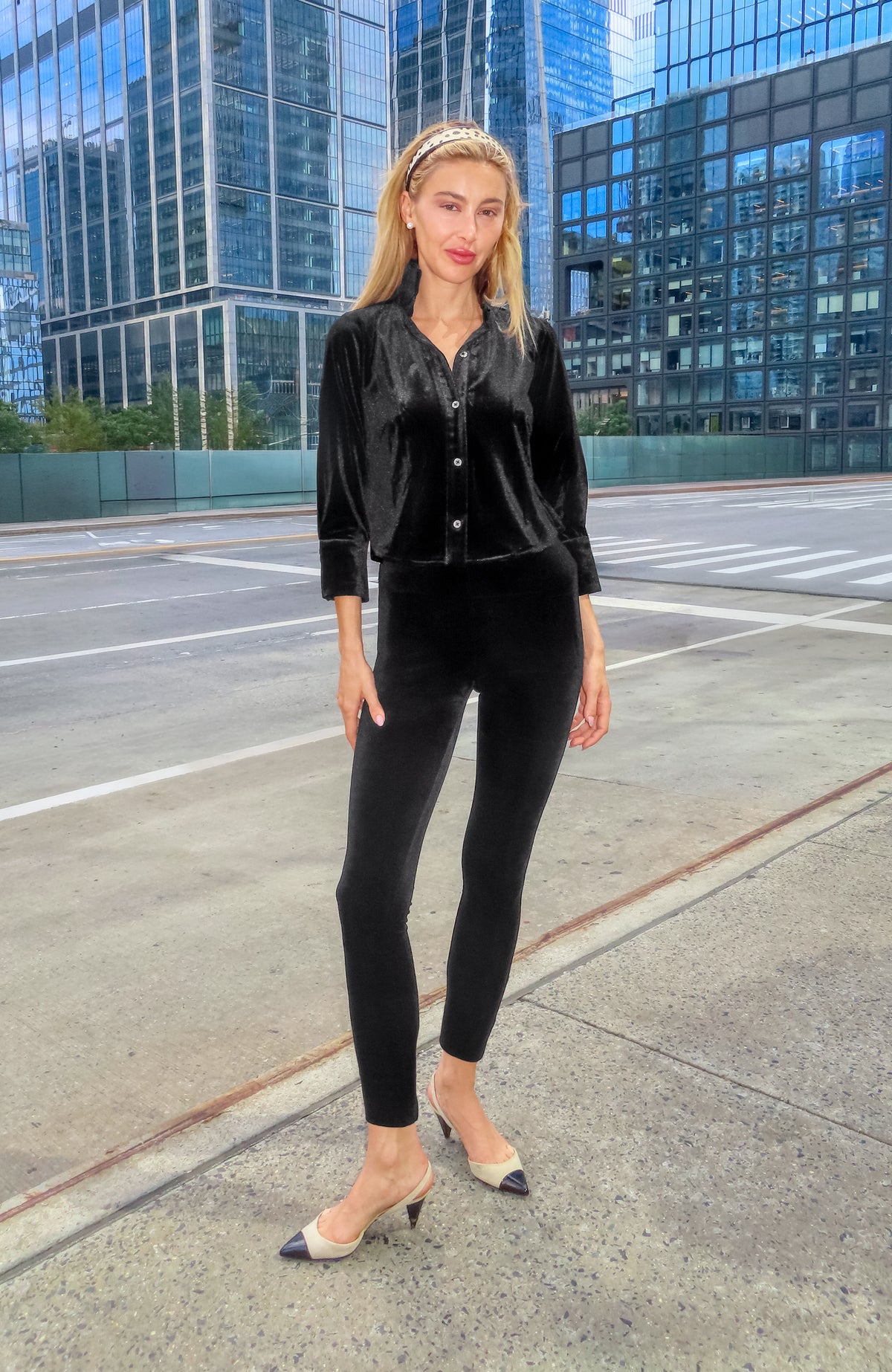 Ex-Boyfriend Shirt - Silky Velvet Black