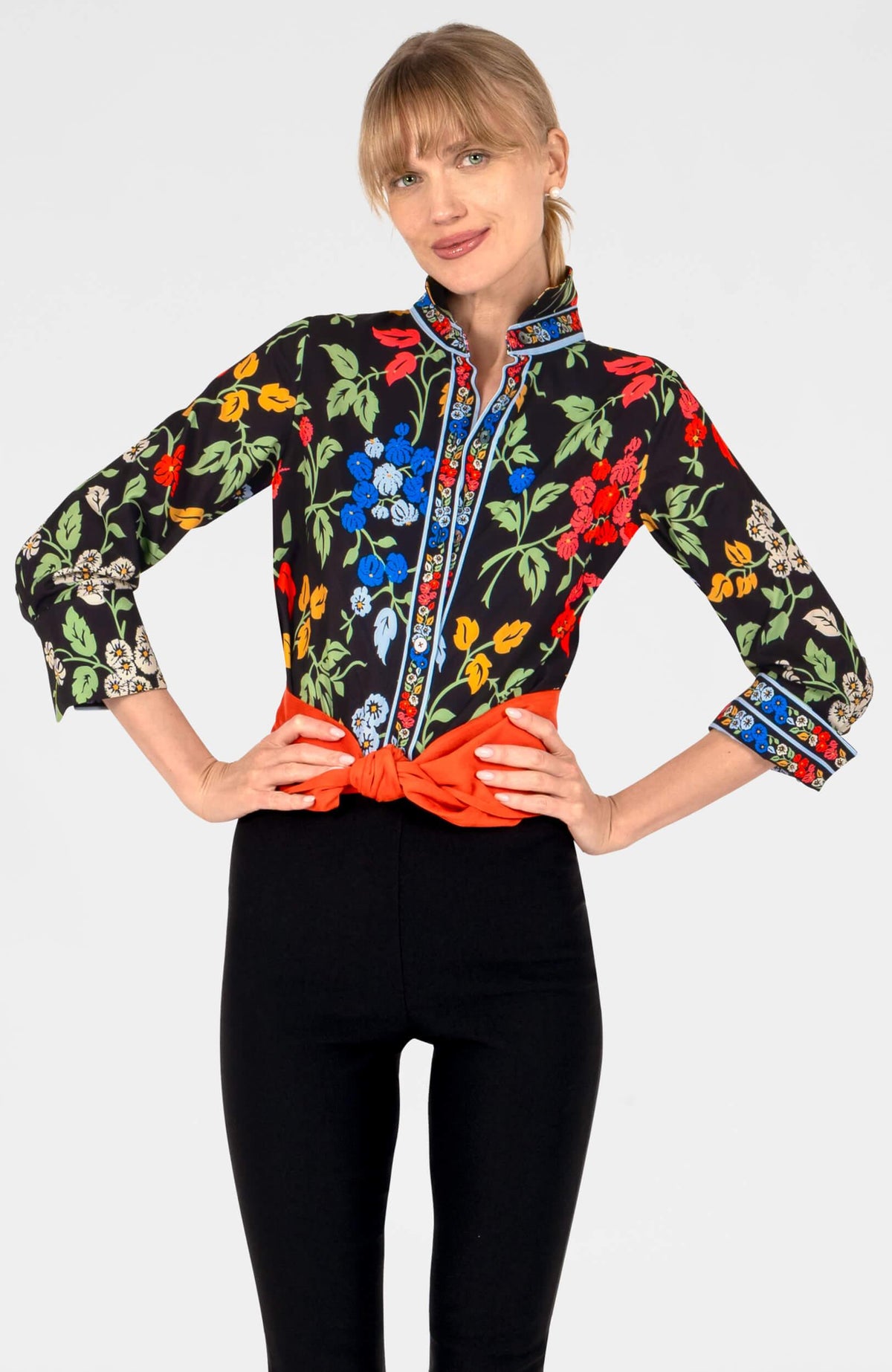 Boyfriend Cdc Shirt - Winter Garden Black