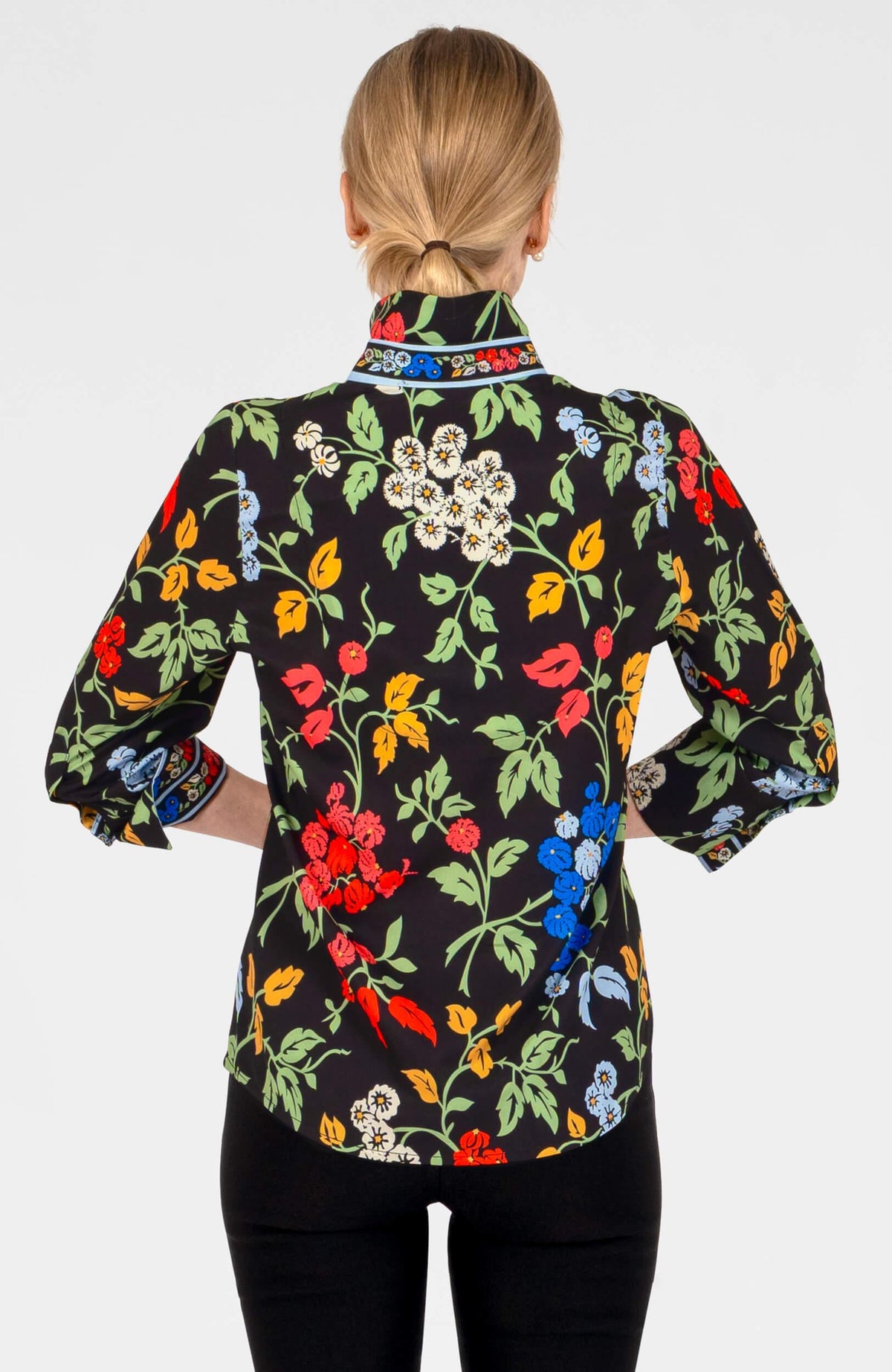 Boyfriend Cdc Shirt - Winter Garden Black