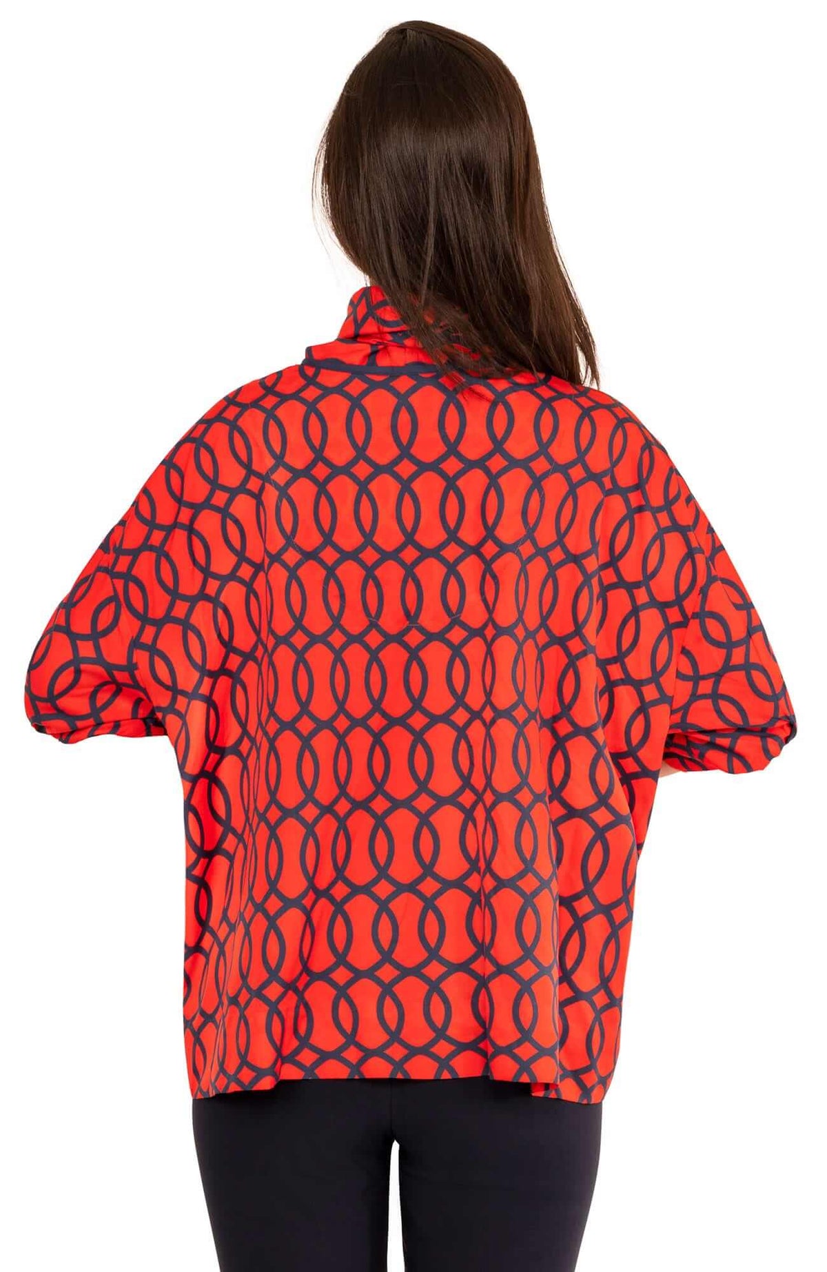 Impossibly Fabulous Top - Final Sale Red Navy