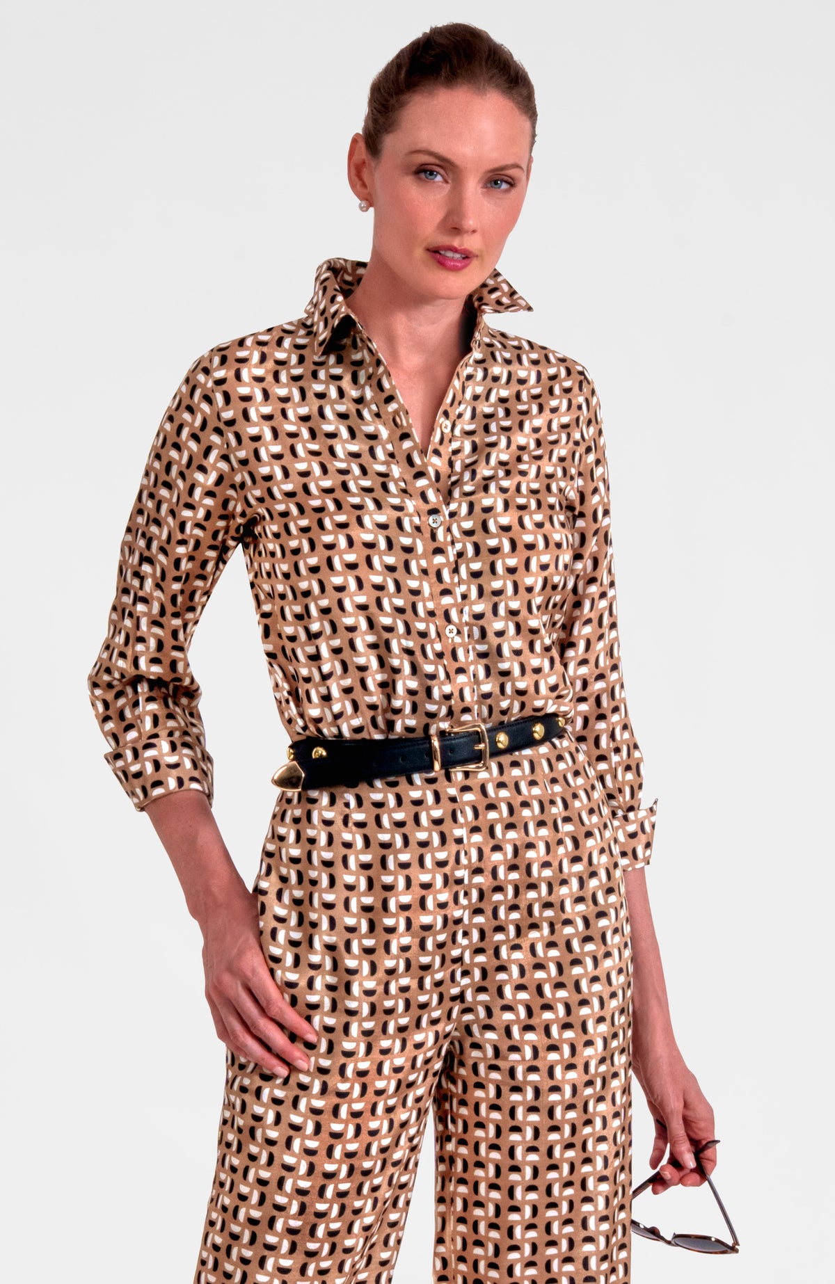 Waxing Crescent Blouse Navy