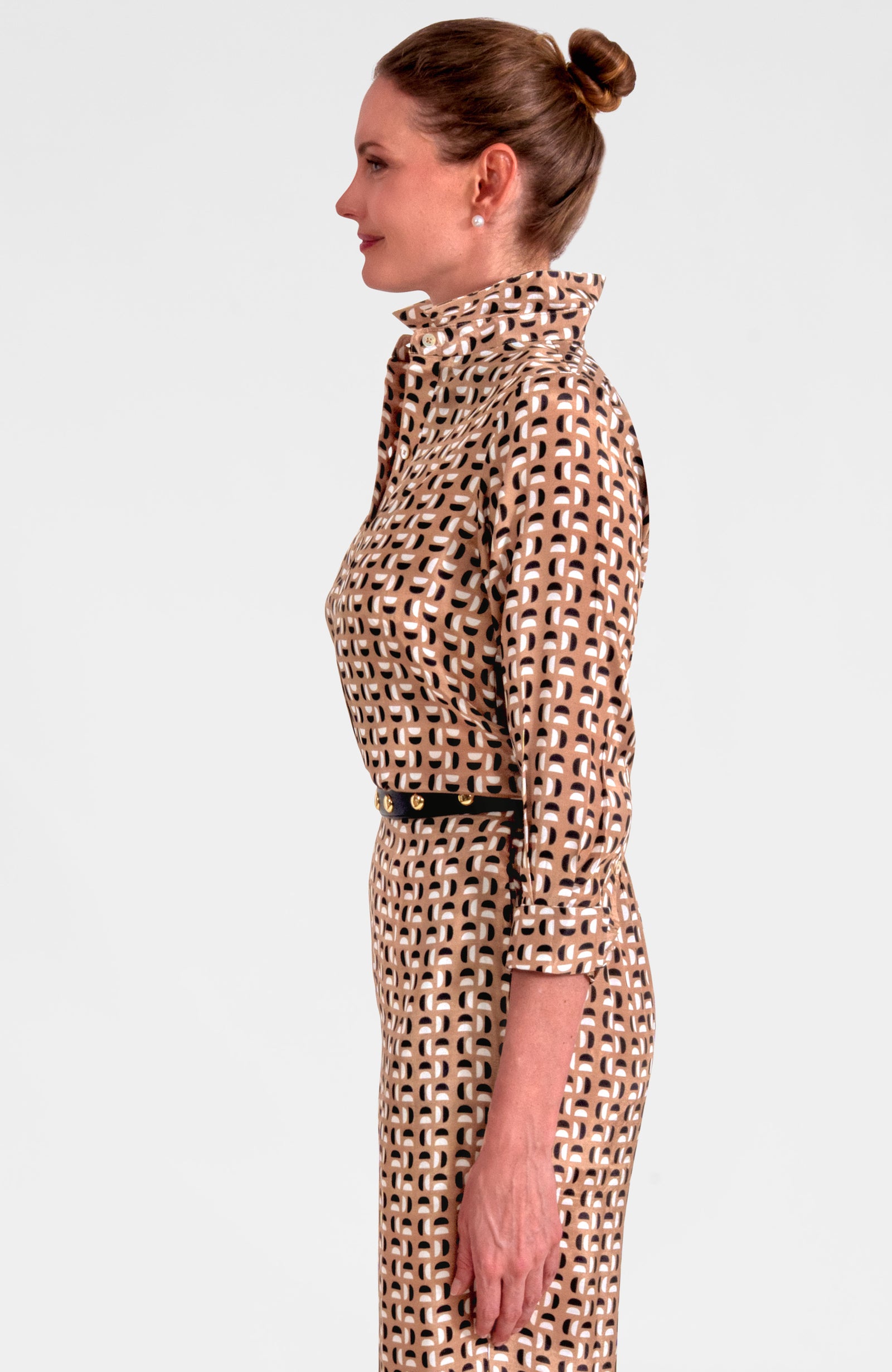 Waxing Crescent Blouse Khaki