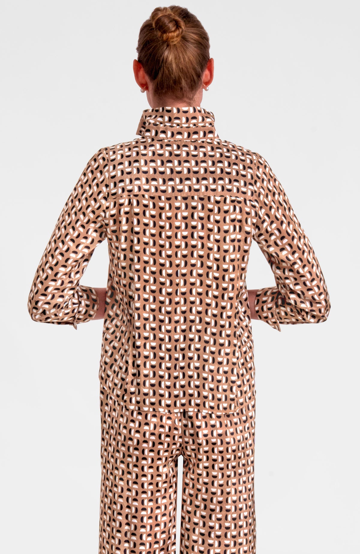 Waxing Crescent Blouse Navy