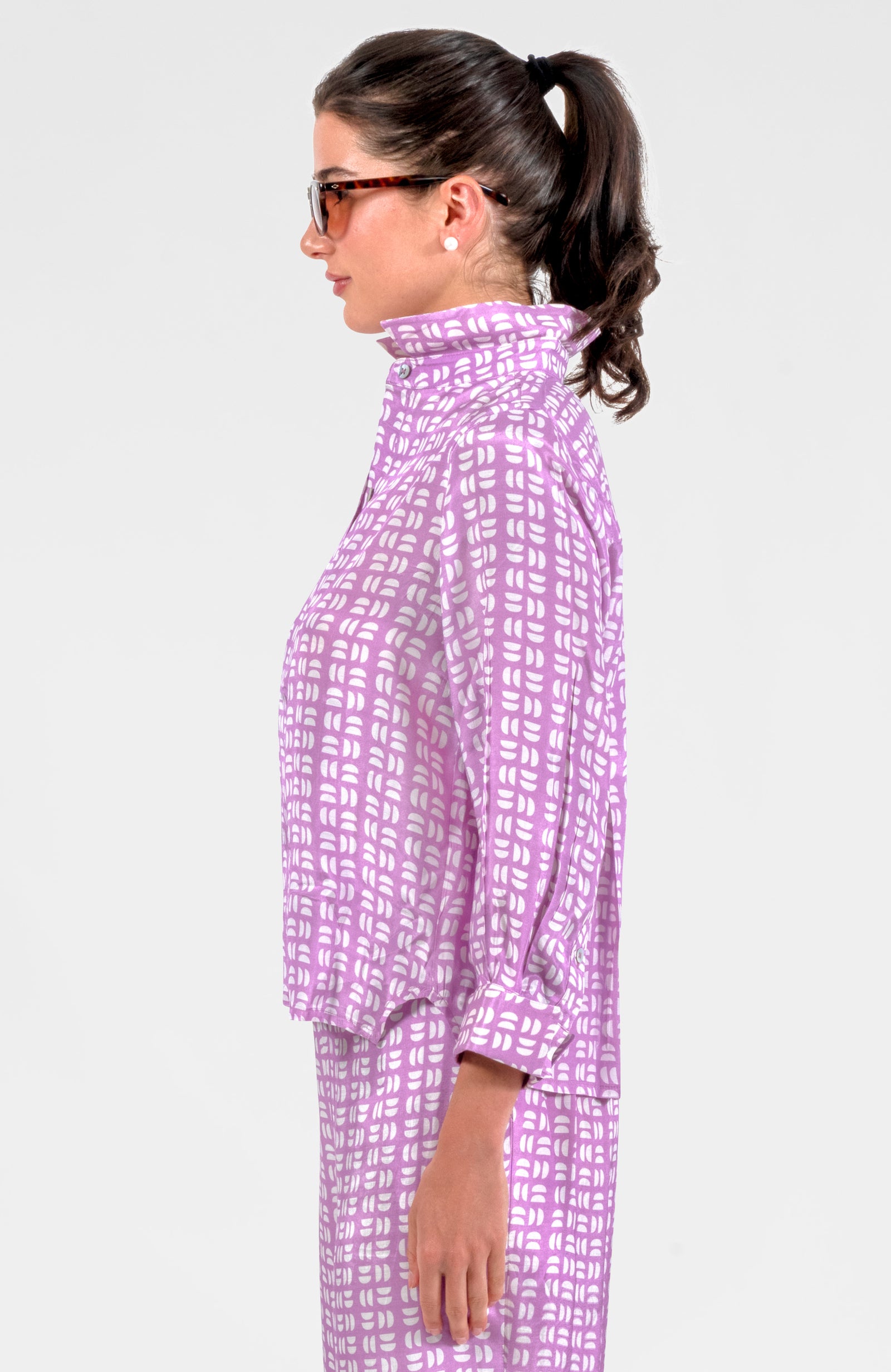 Waxing Crescent Blouse Lavander