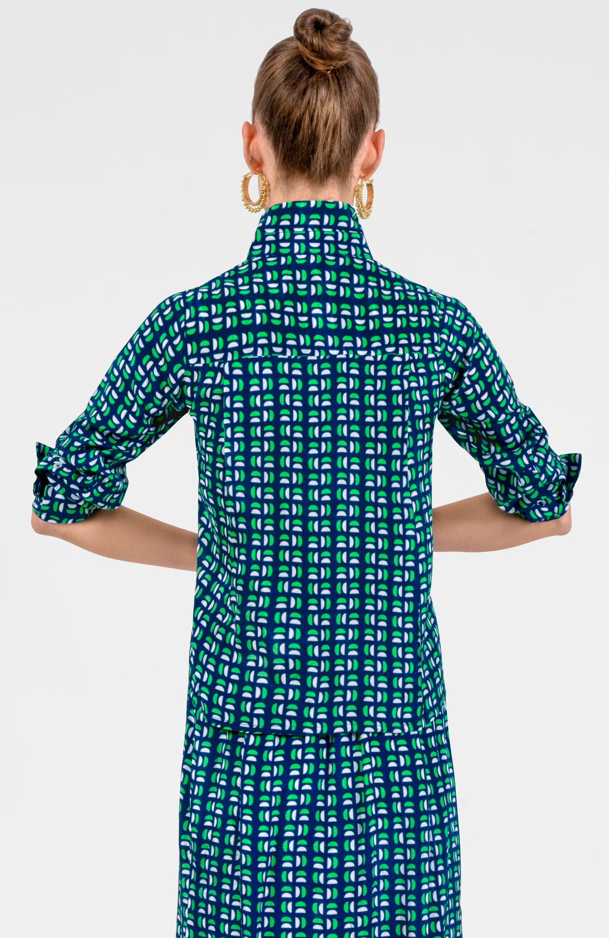 Waxing Crescent Blouse Navy