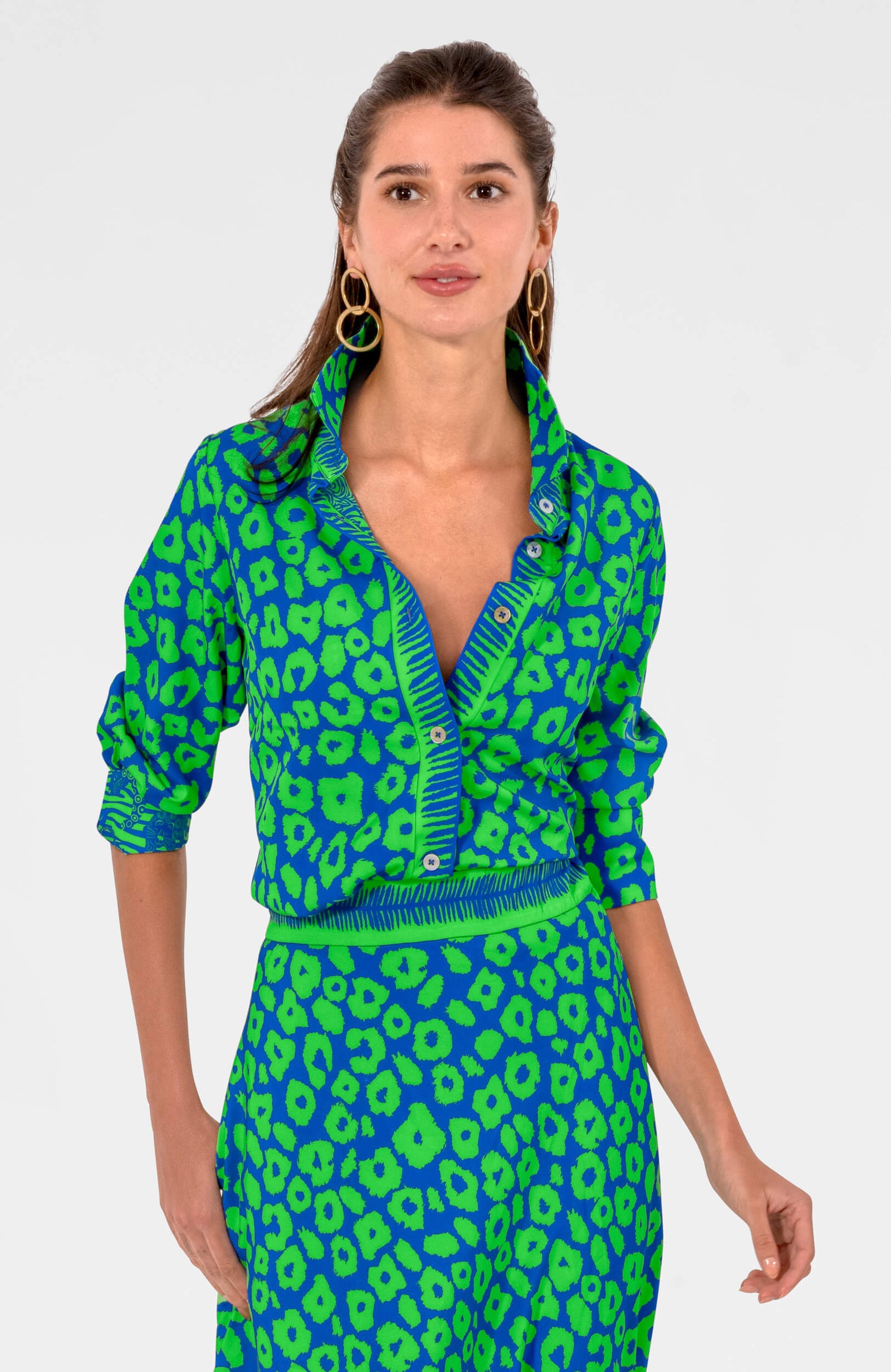 Boyfriend Shirt - Me Jane Royal Kelly