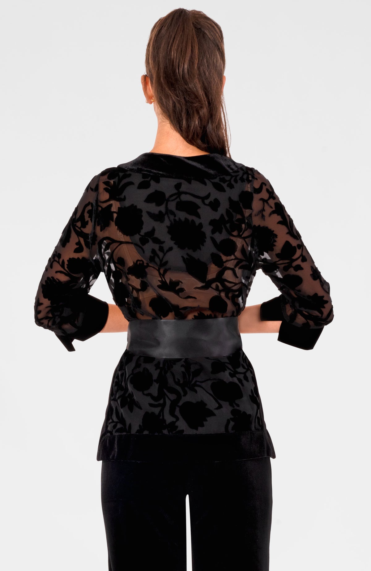 Signature Tunic - Luxe Garden Black