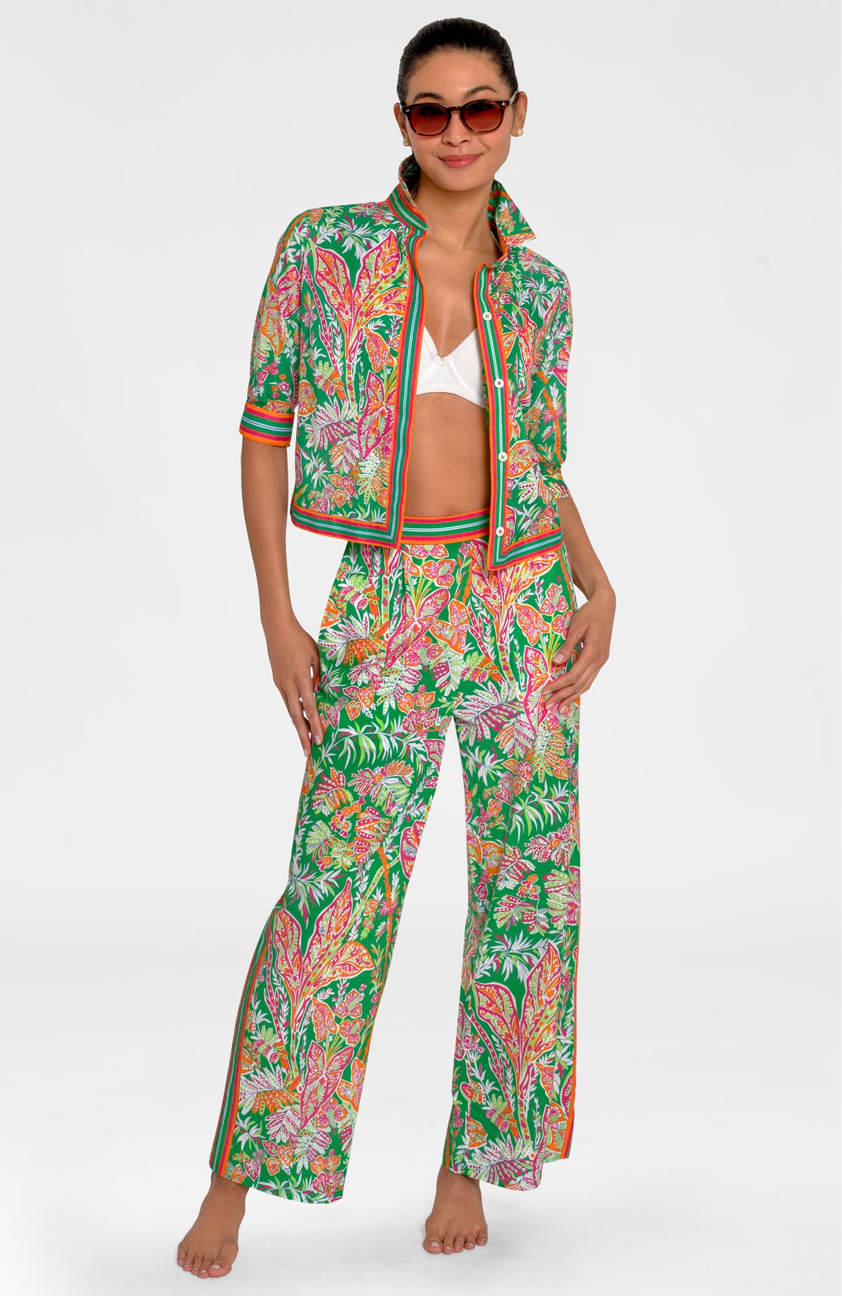 Effortless Top - Vintage Vines Kelly