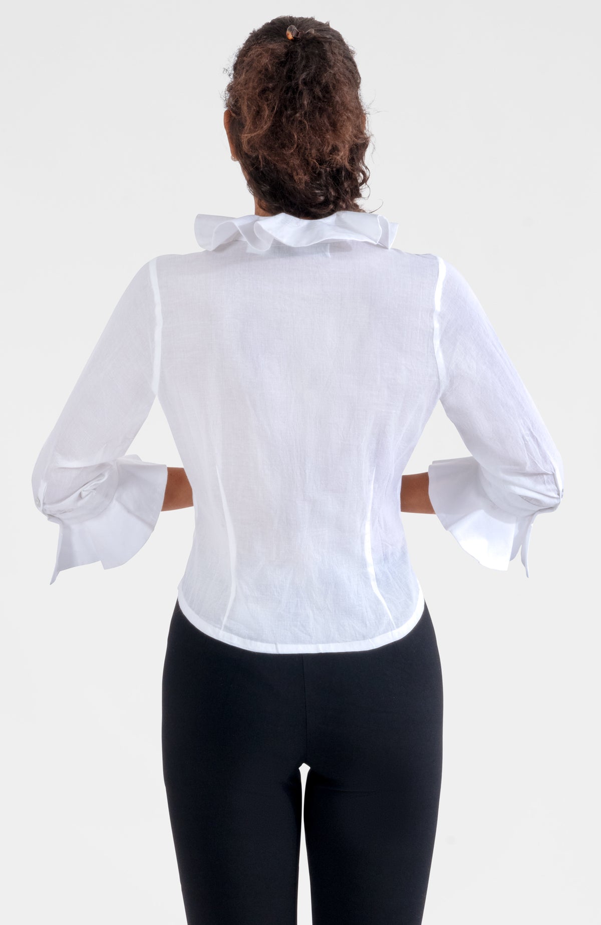 The Harlequin Blouse - Solid White