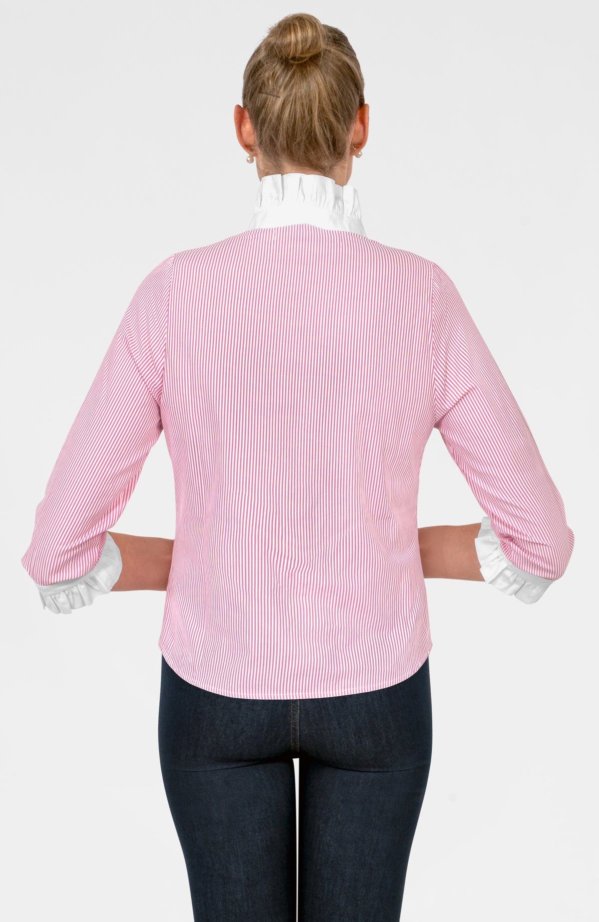 Be Witty Top - Stripe Pink