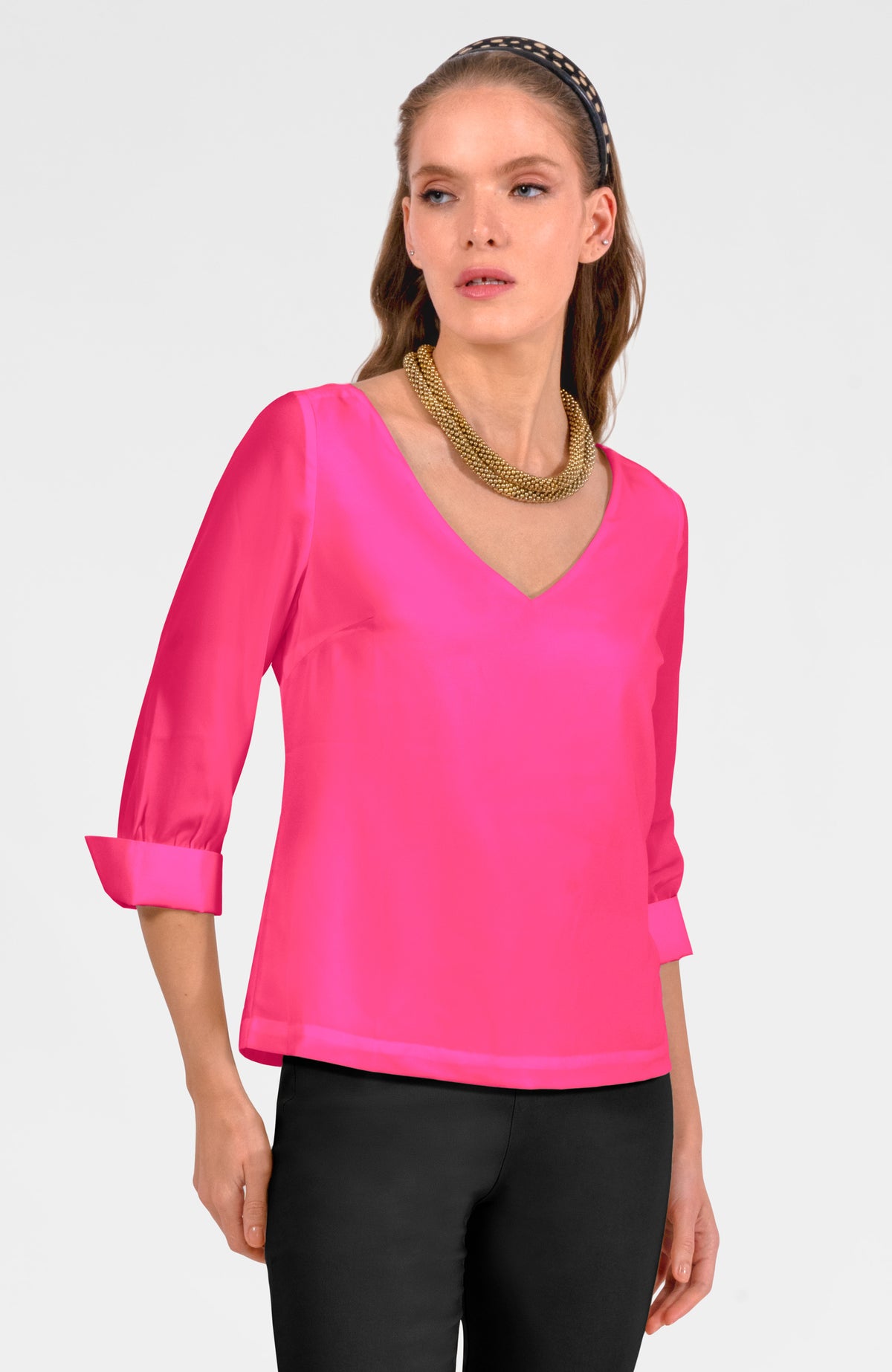Everyone Top - Solid Shocking Pink