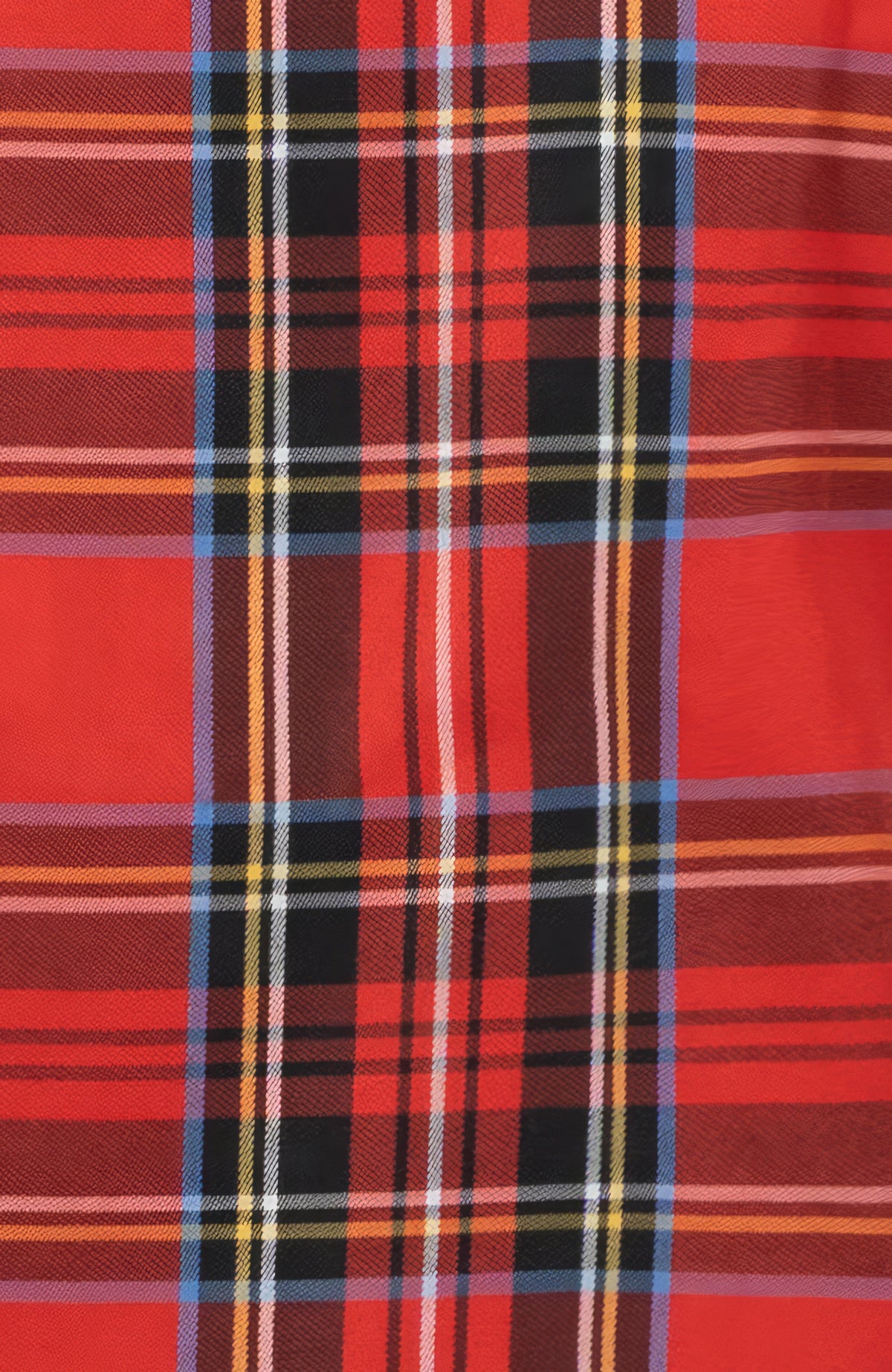 Forget Me Knot Top - Stewart Plaid Red Multi