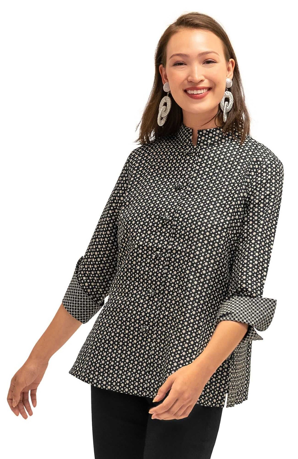 Forget Me Knot Top - Foulardio - Final Sale Black