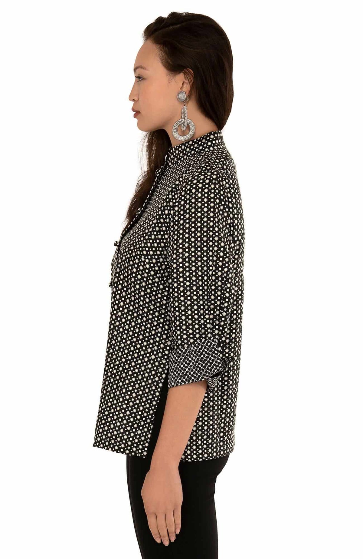 Forget Me Knot Top - Foulardio - Final Sale Black