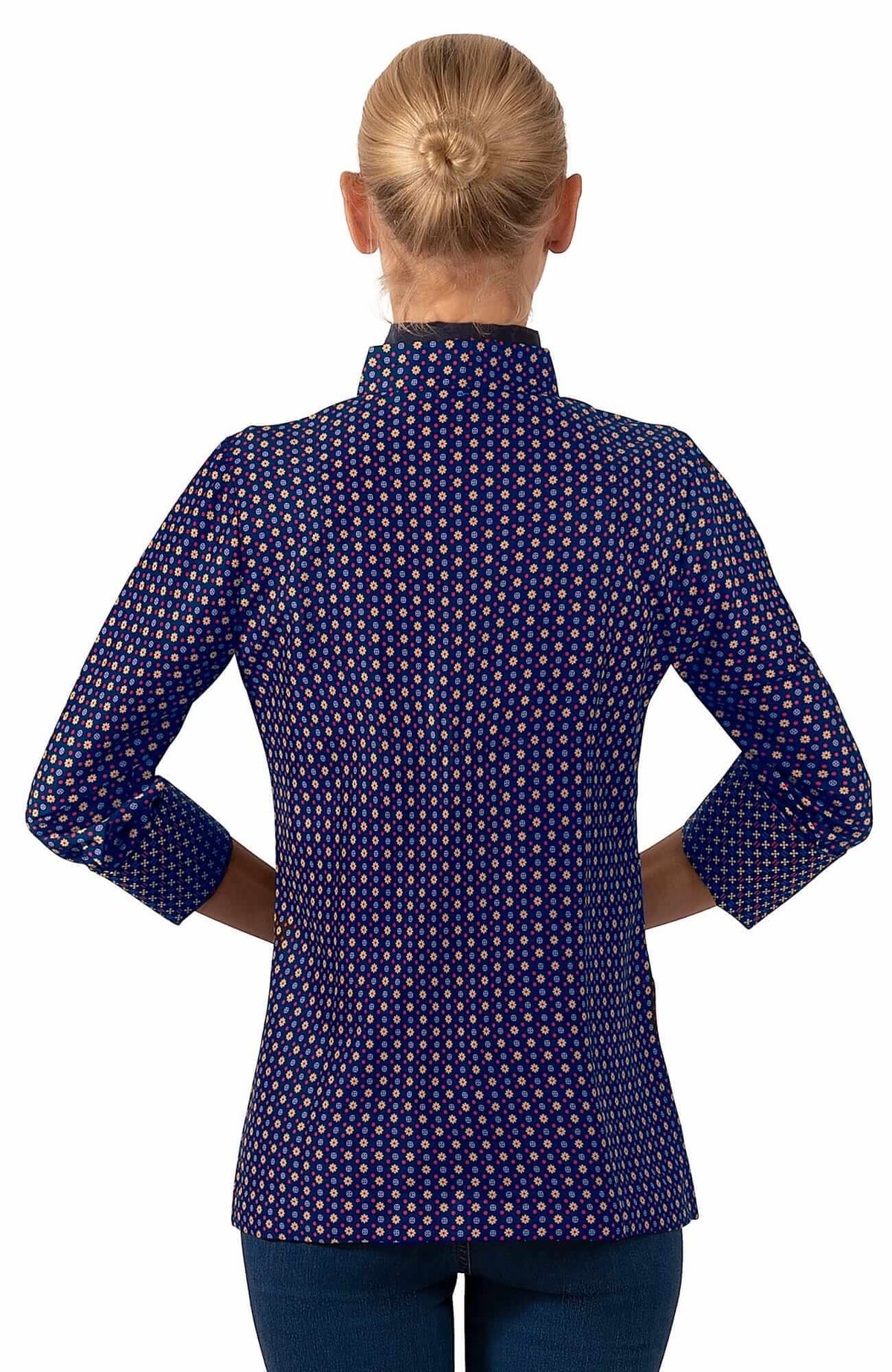 Forget Me Knot Top - Foulardio - Final Sale Navy Red