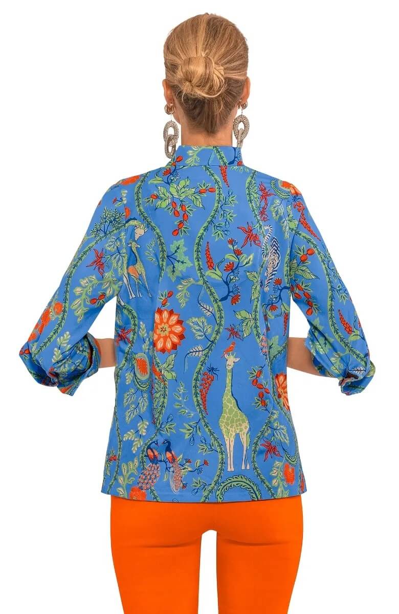 Forget Me Knot Top - Jungle Symphony Brights