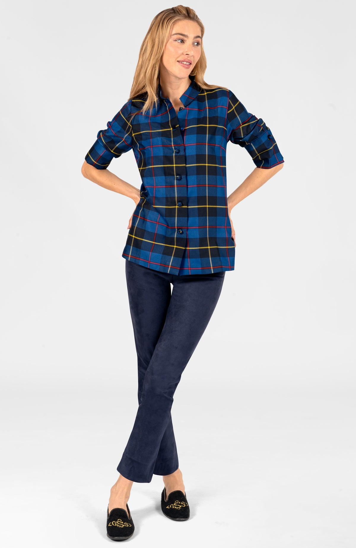 Forget Me Knot Top - Plaidly Cooper