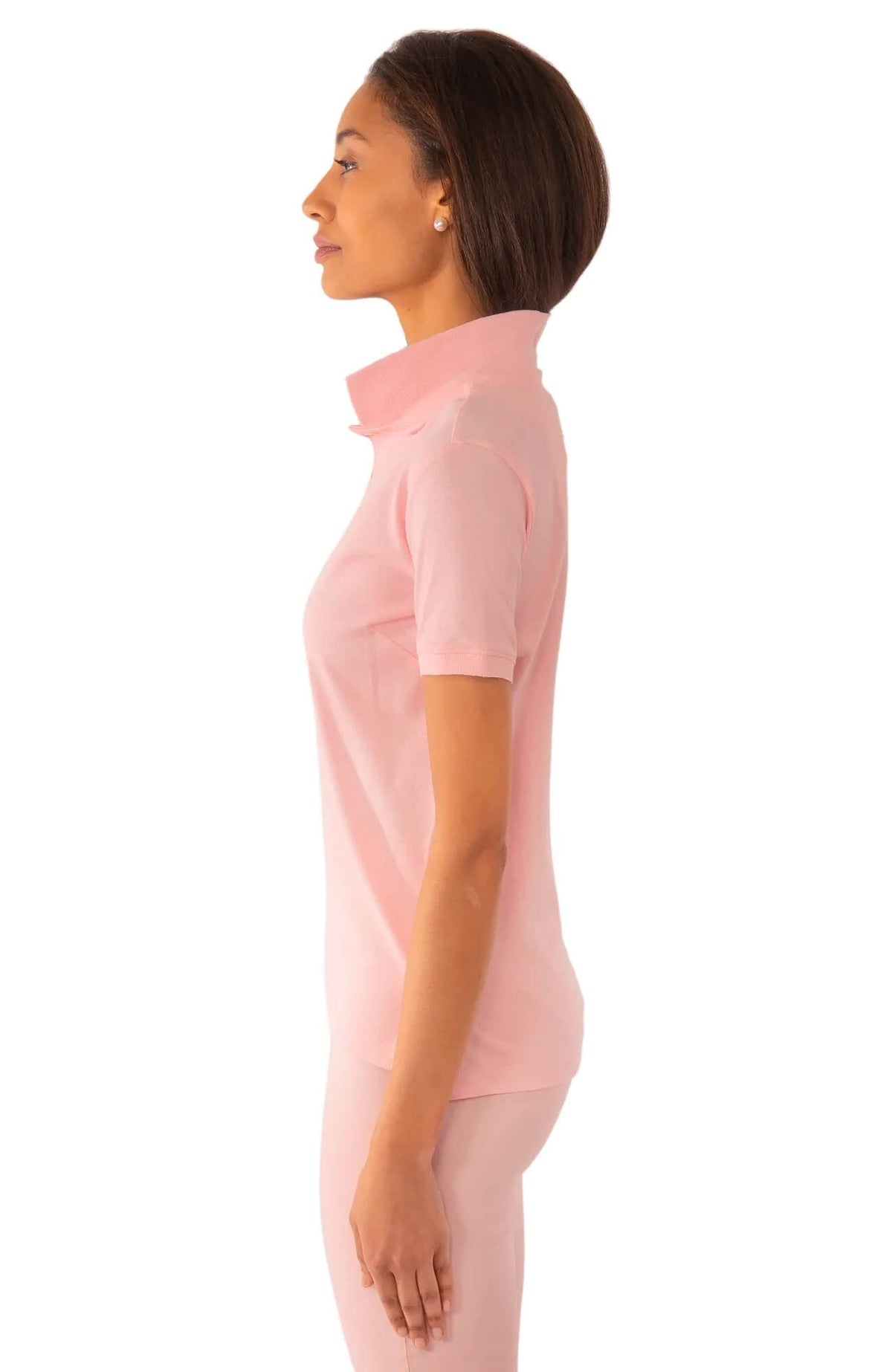 GripeLess - Cotton Piqué Polo Shirt Whisper Pink