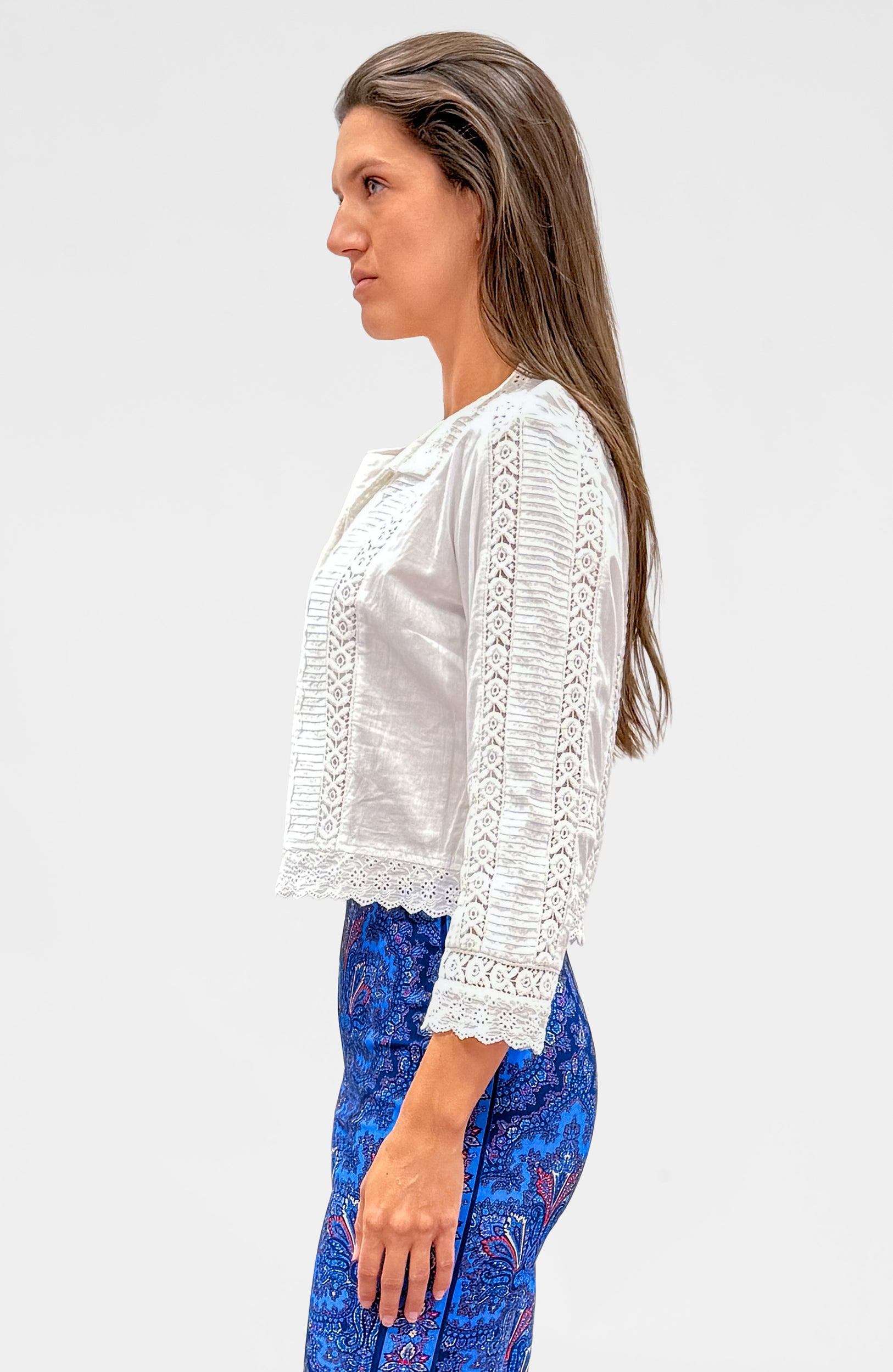 Schiffili Royale Top White