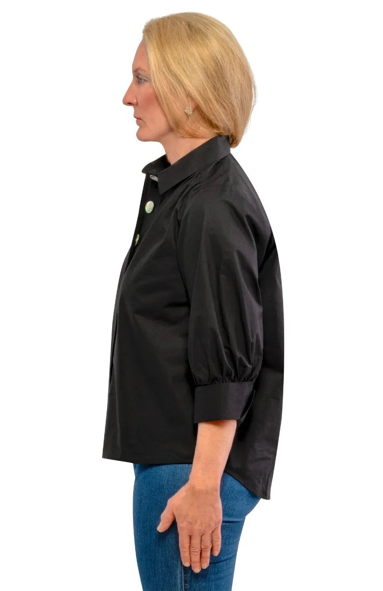 The Mary Top - Solid Black