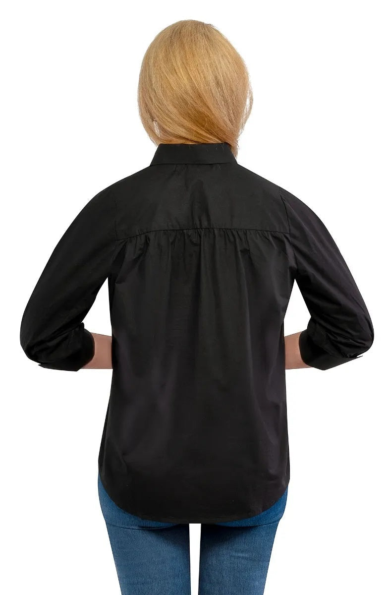 The Mary Top - Solid Black