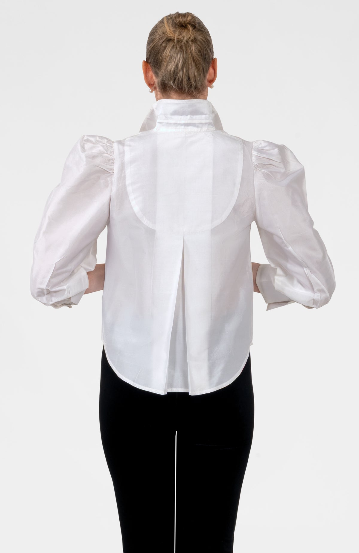 Puff The Magic Dragon Silk Blouse Ivory