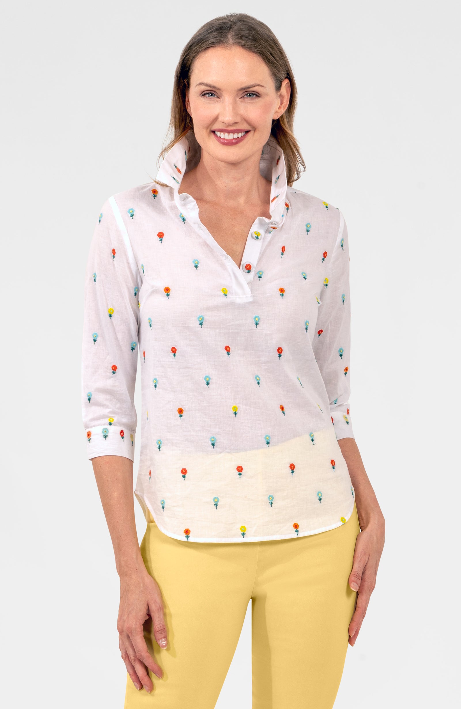 Popover Top - Petite Fleur Multi