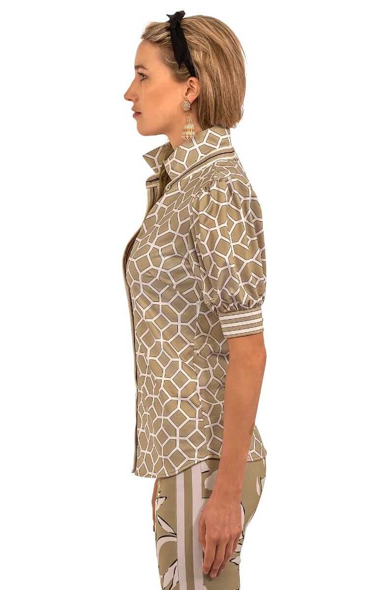 Puff Top - Lucy In The Sky With Diamonds - Final Sale Khaki