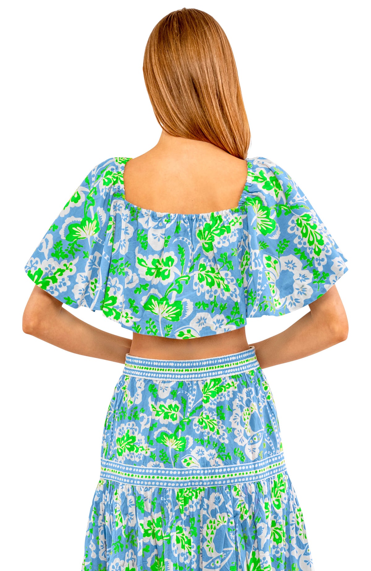 Ruffle Dreaming Top - Flora