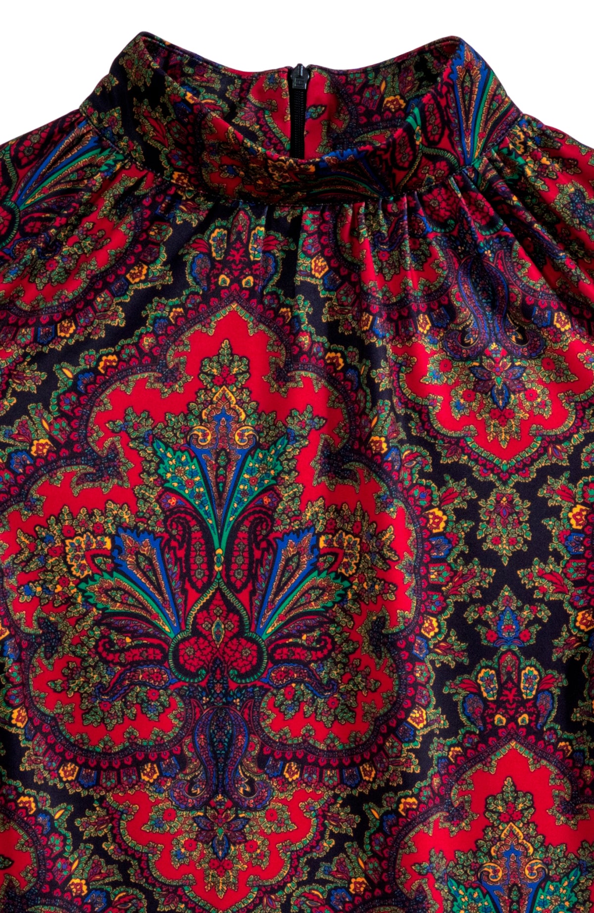 Scorching Hot Top - Passion Paisley Black