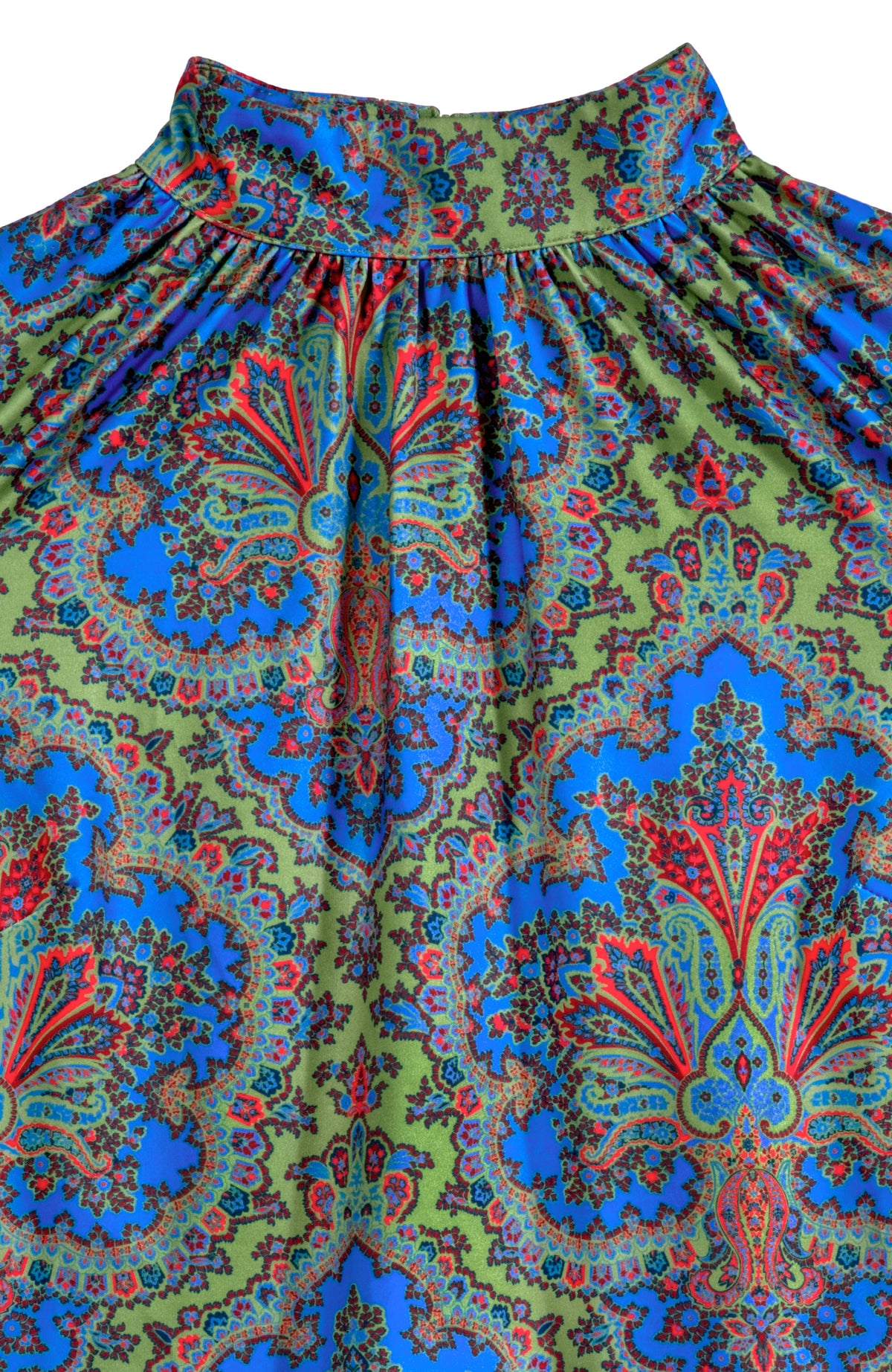 Scorching Hot Top - Passion Paisley Olive