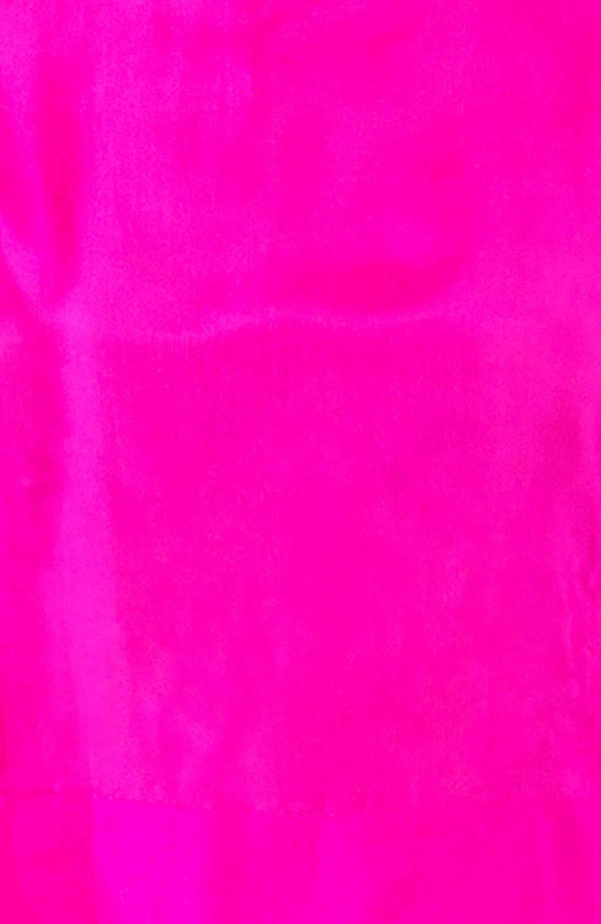 Silk Boat-Neck Top - Final Sale Hot Pink