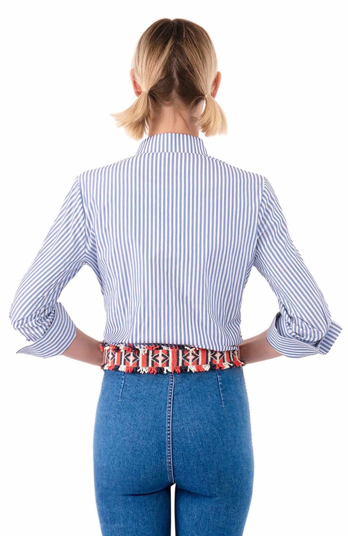 Wash / Wear Forget Me Knot Top - Stripe