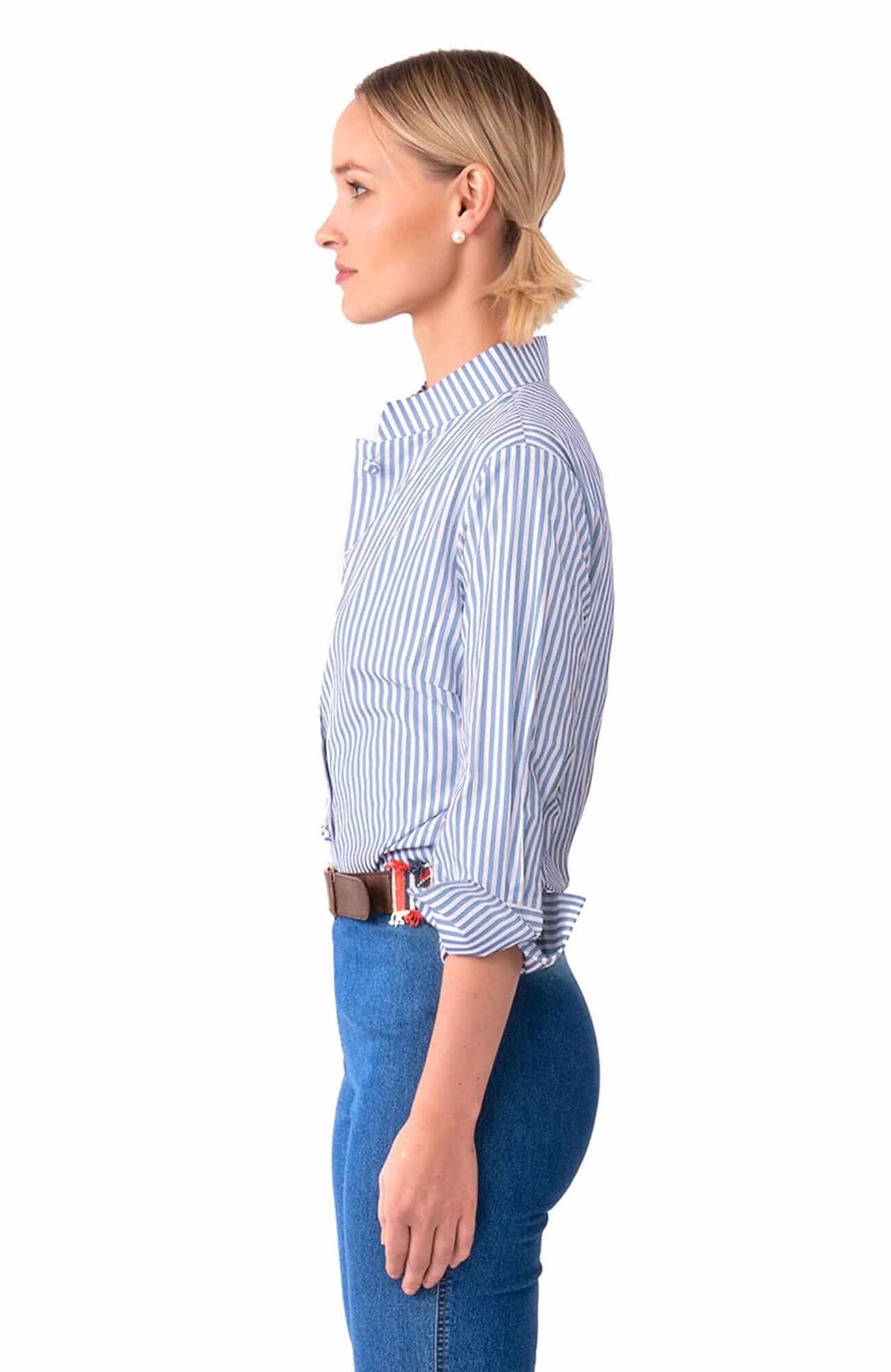 Wash / Wear Forget Me Knot Top - Stripe