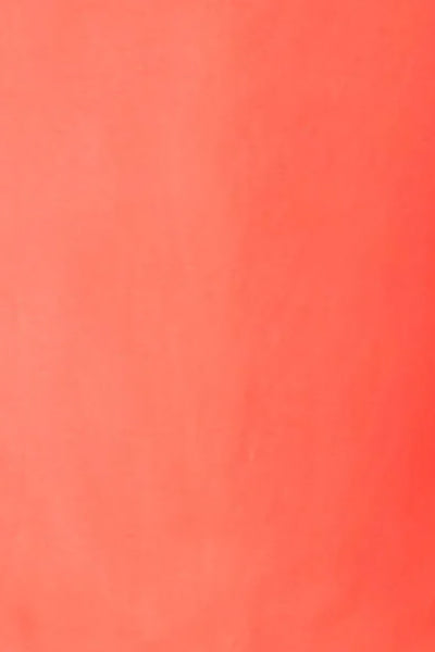 Smocked Mini Skirt - Solid Melon