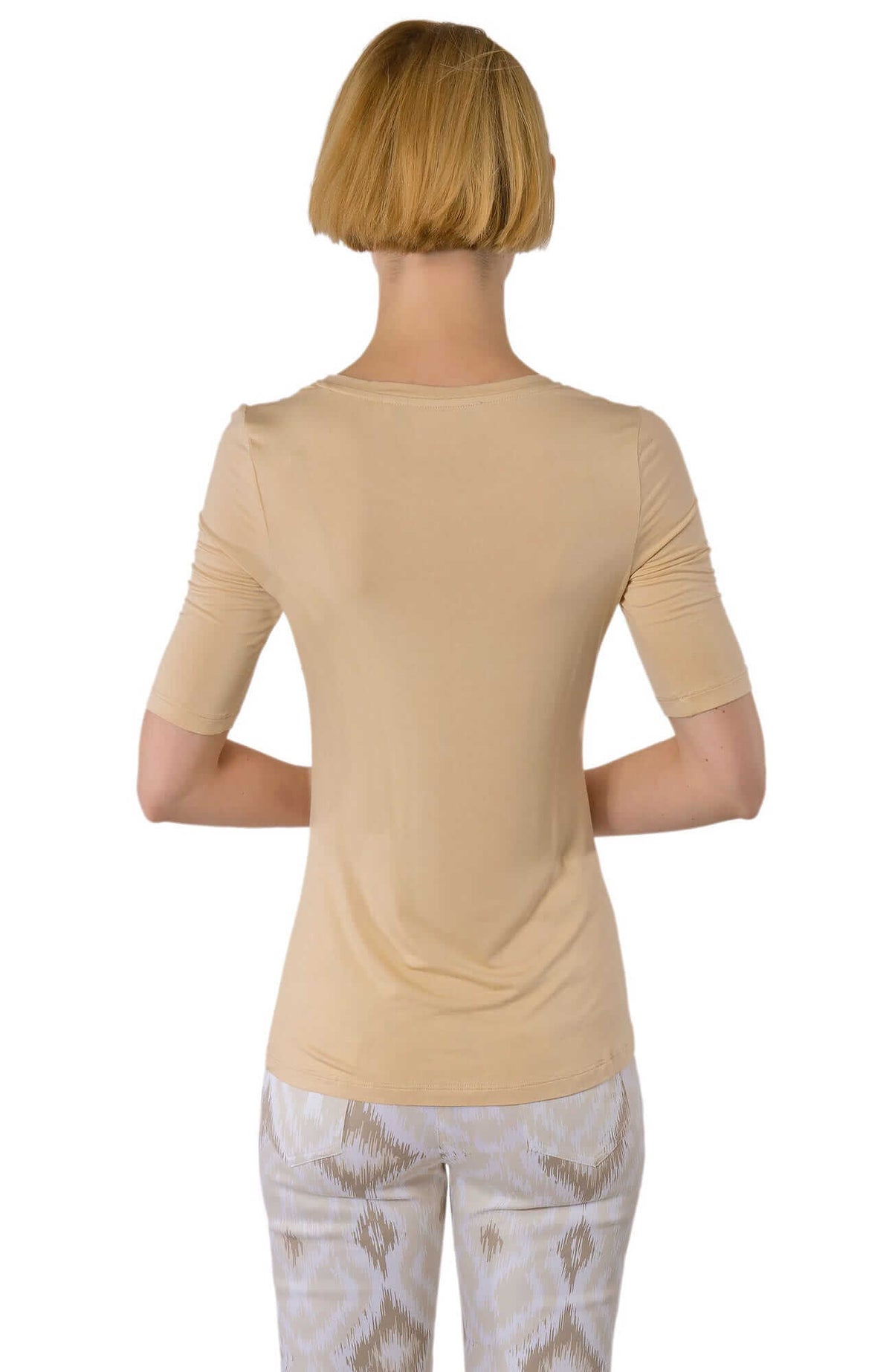 Beyond The Beyond Softest Short Sleeve T-Shirt Nude