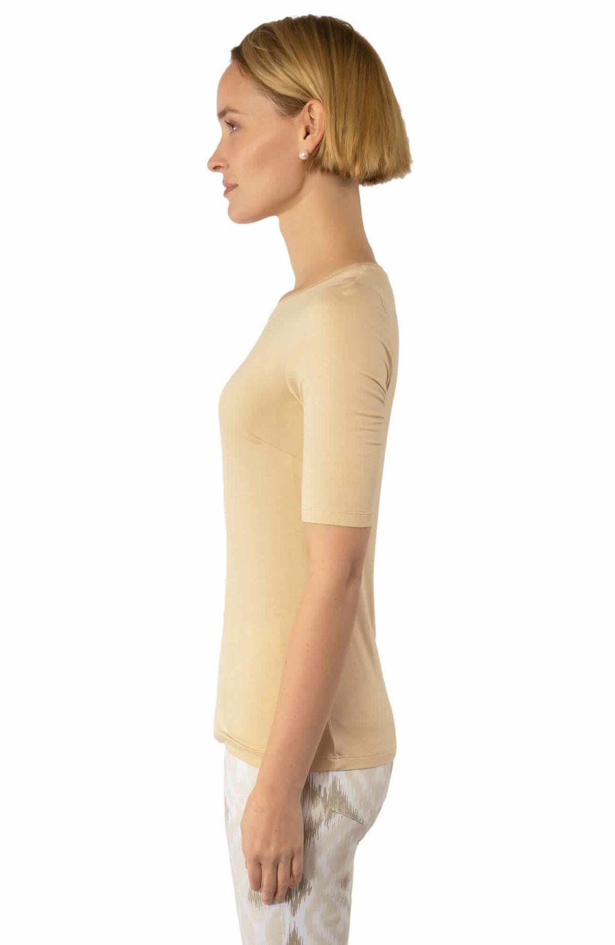 Beyond The Beyond Softest Short Sleeve T-Shirt Nude