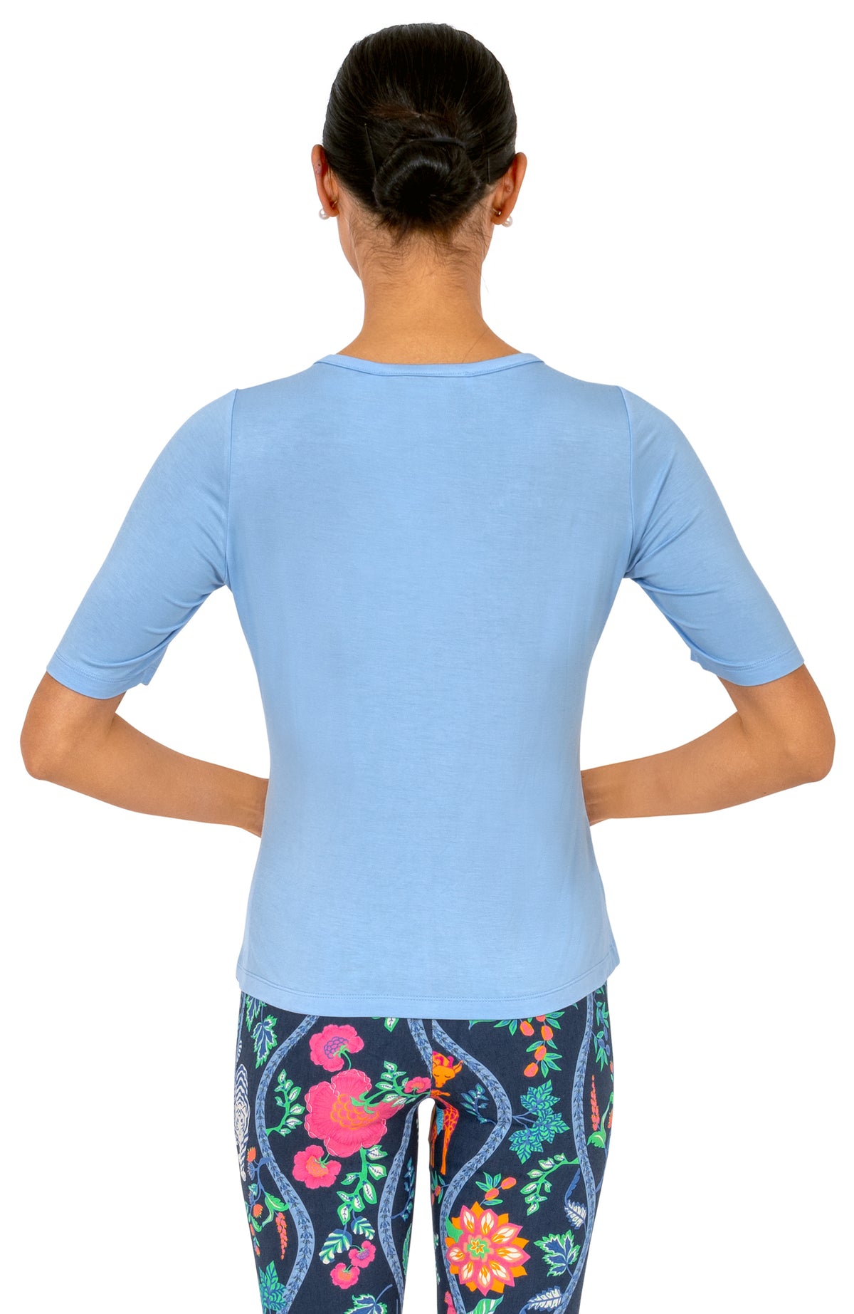 Beyond The Beyond Softest Short Sleeve T-Shirt Periwinkle