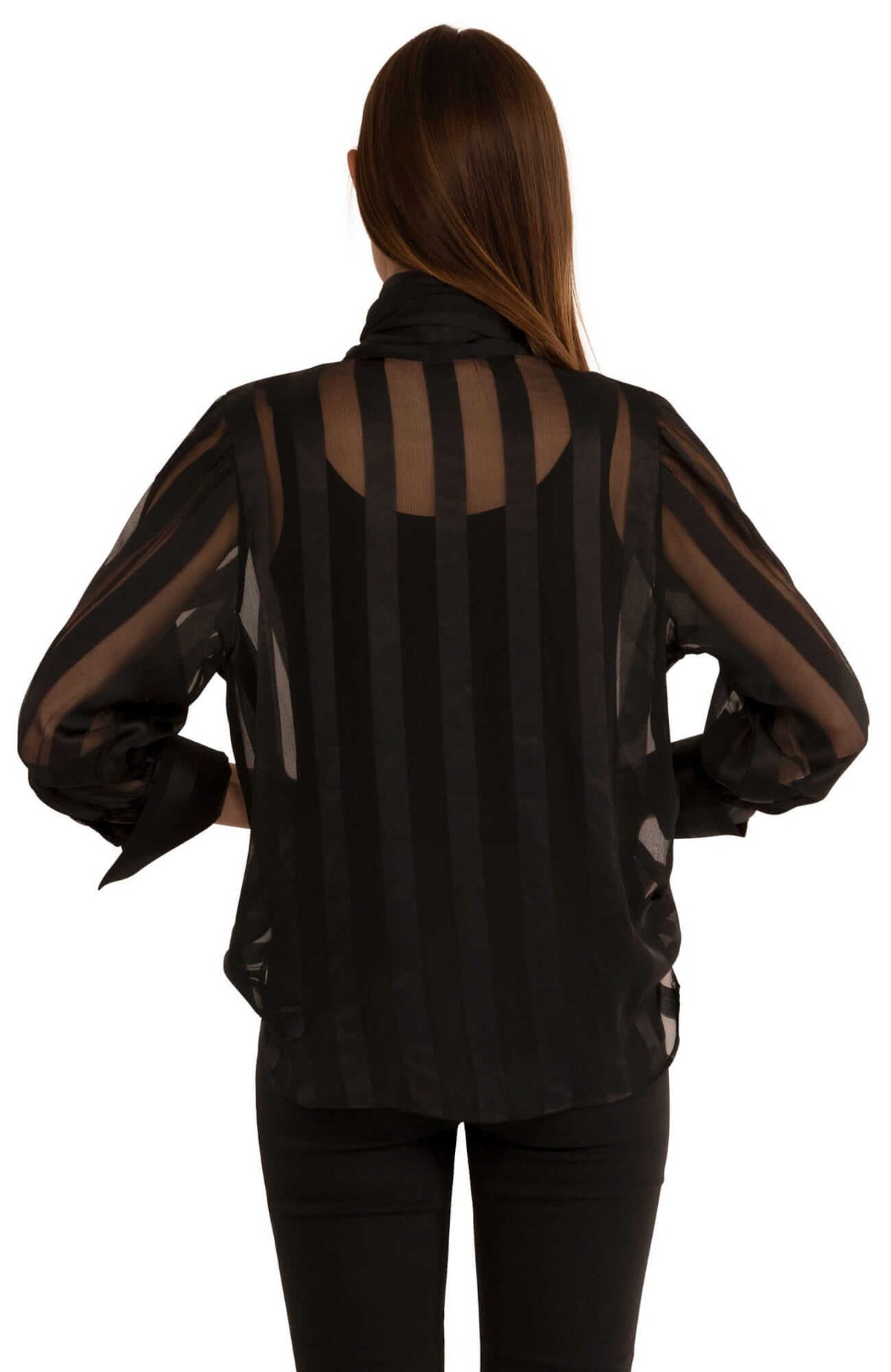 The Billowy Blouse Black