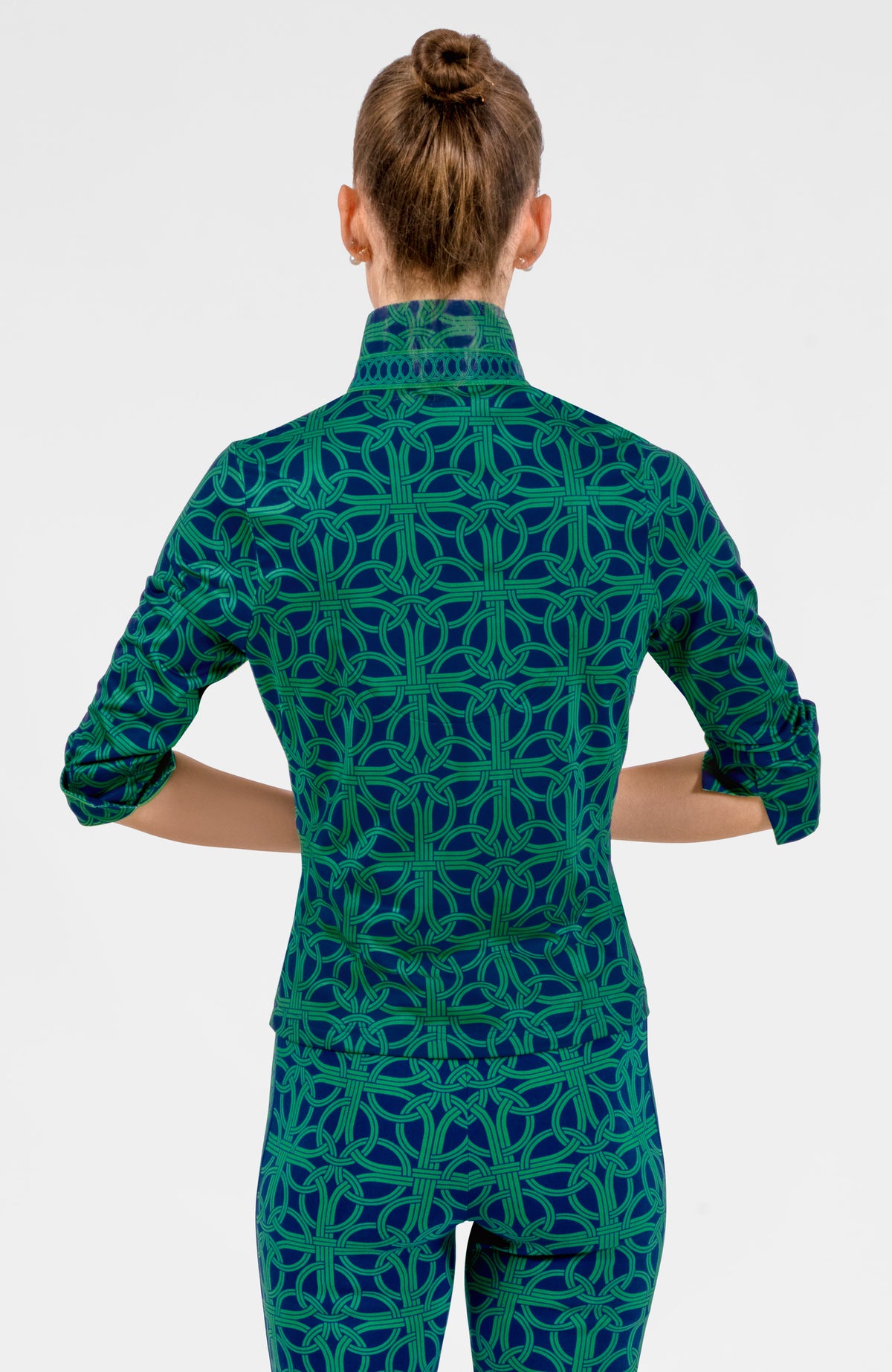 Twist &amp; Shout Top - Ring Toss Navy Kelly