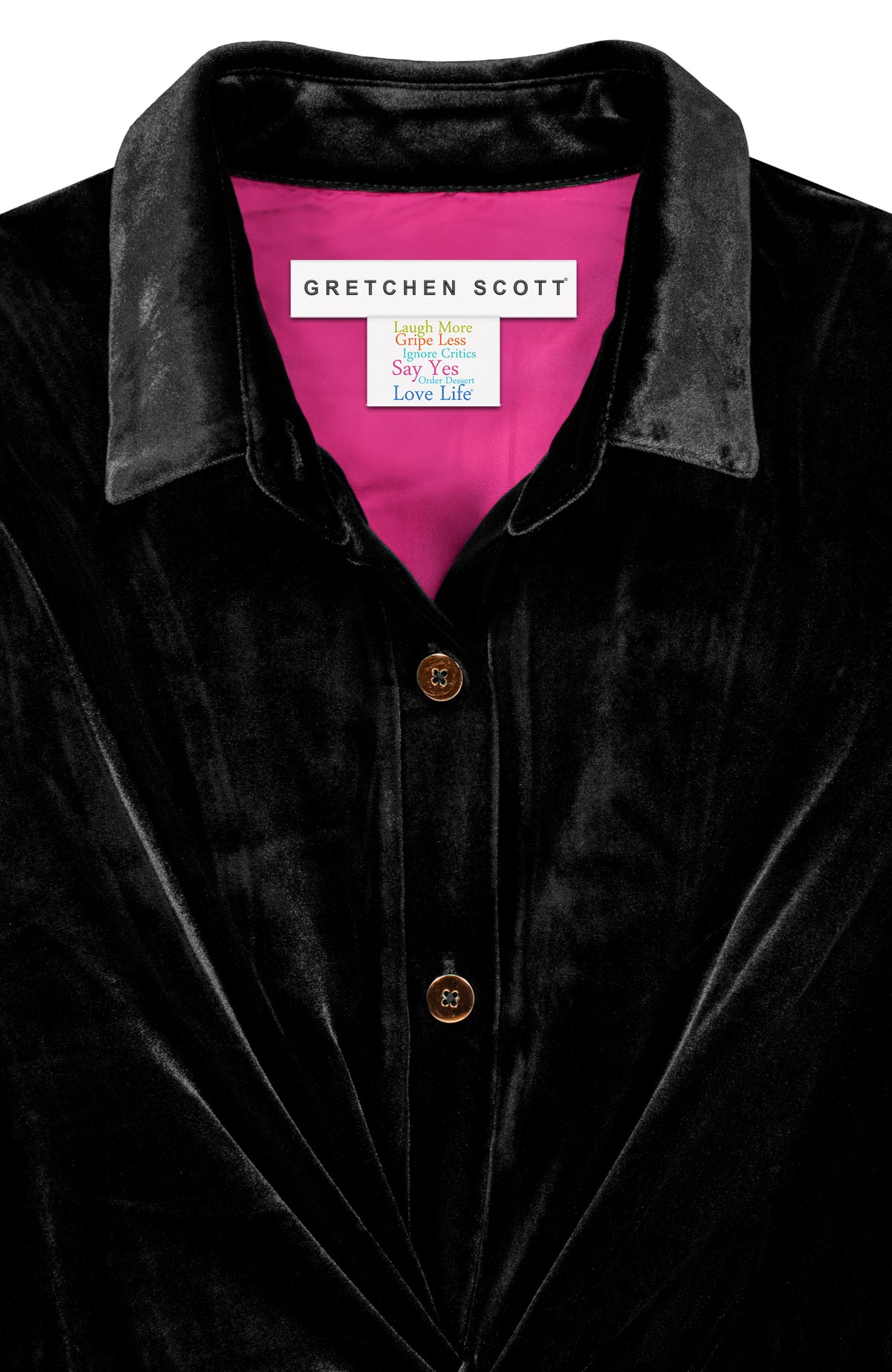 Twist & Shout Top - Silky Velvet Black