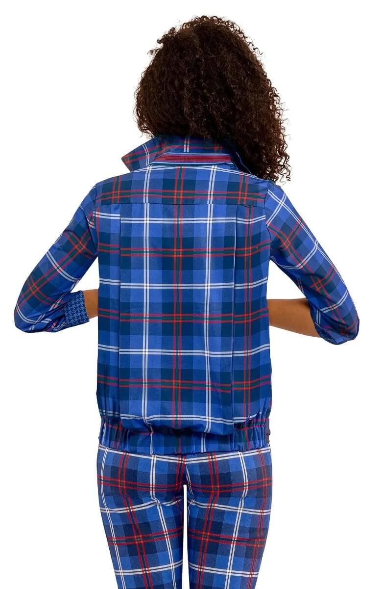 Tuck It Up Top - Middleton Plaid Navy