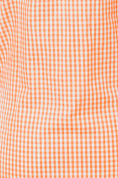 Priss Blouse - Gingham Orange