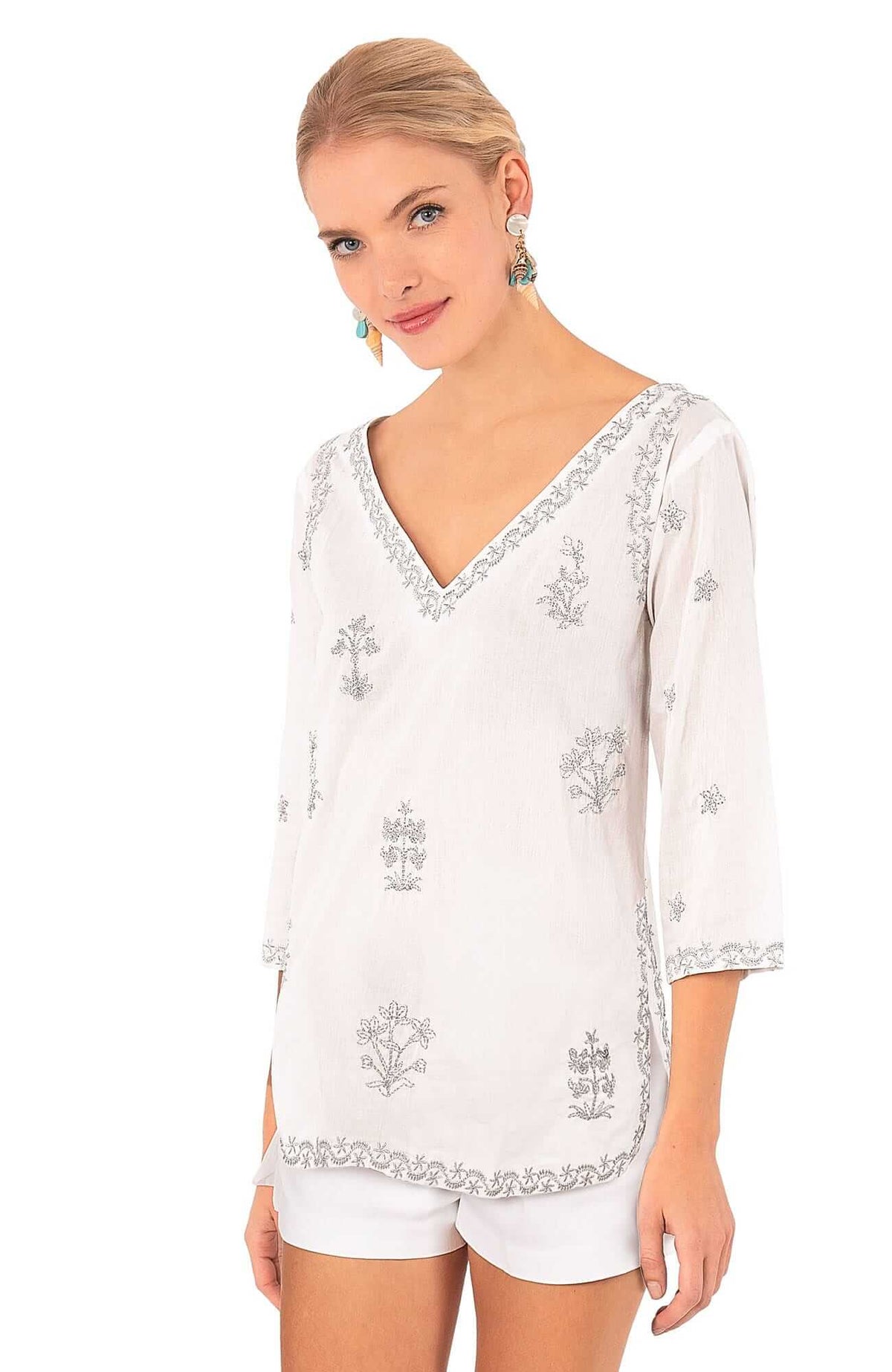 Upsa Daisy Tunic Silver