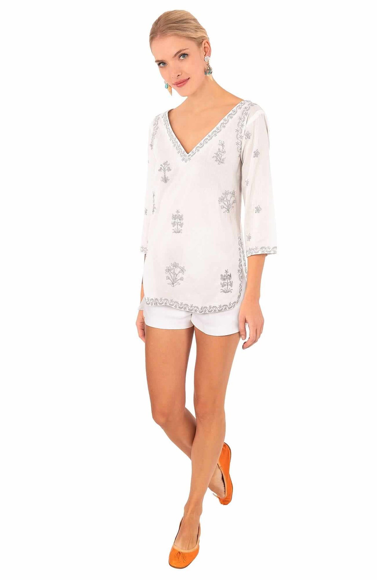 Upsa Daisy Tunic Silver