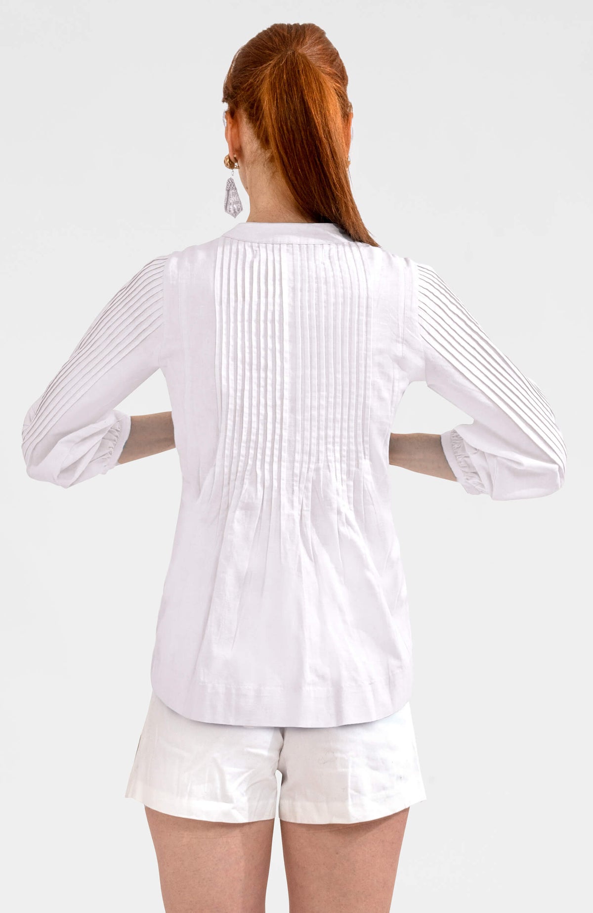Nip Tuck Tunic - Solid - Final Sale White